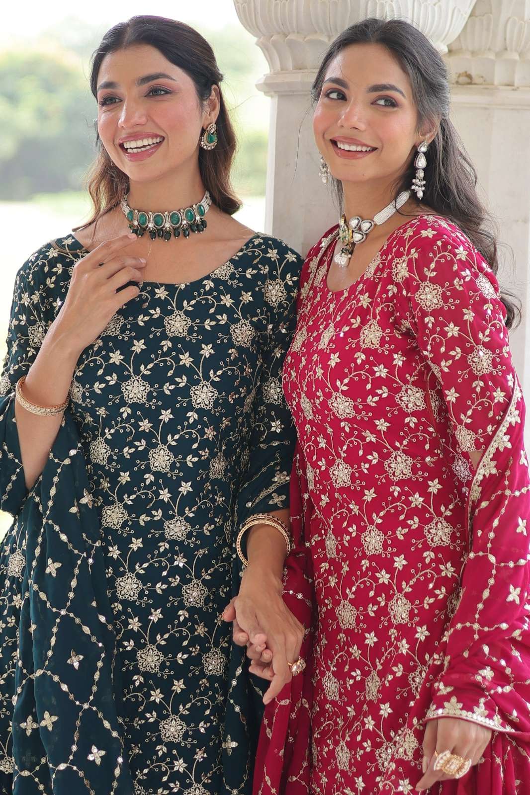 Fashionbazar365 KA 1210 Faux Georgette Designer Sharara Suit