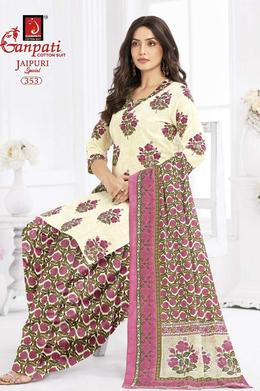 Ganpati Jaipuri Patiyala Vol 17 Beautiful Printed Pure Cotton Suits