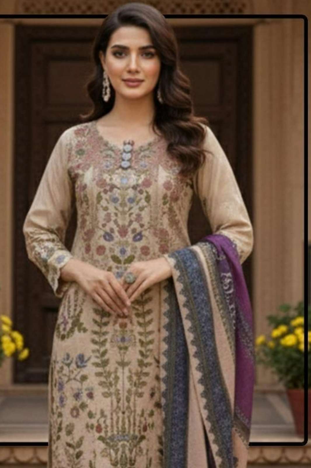 Hoor Tex H 393 A B Heavy Rayon Pakistani Salwar Suit