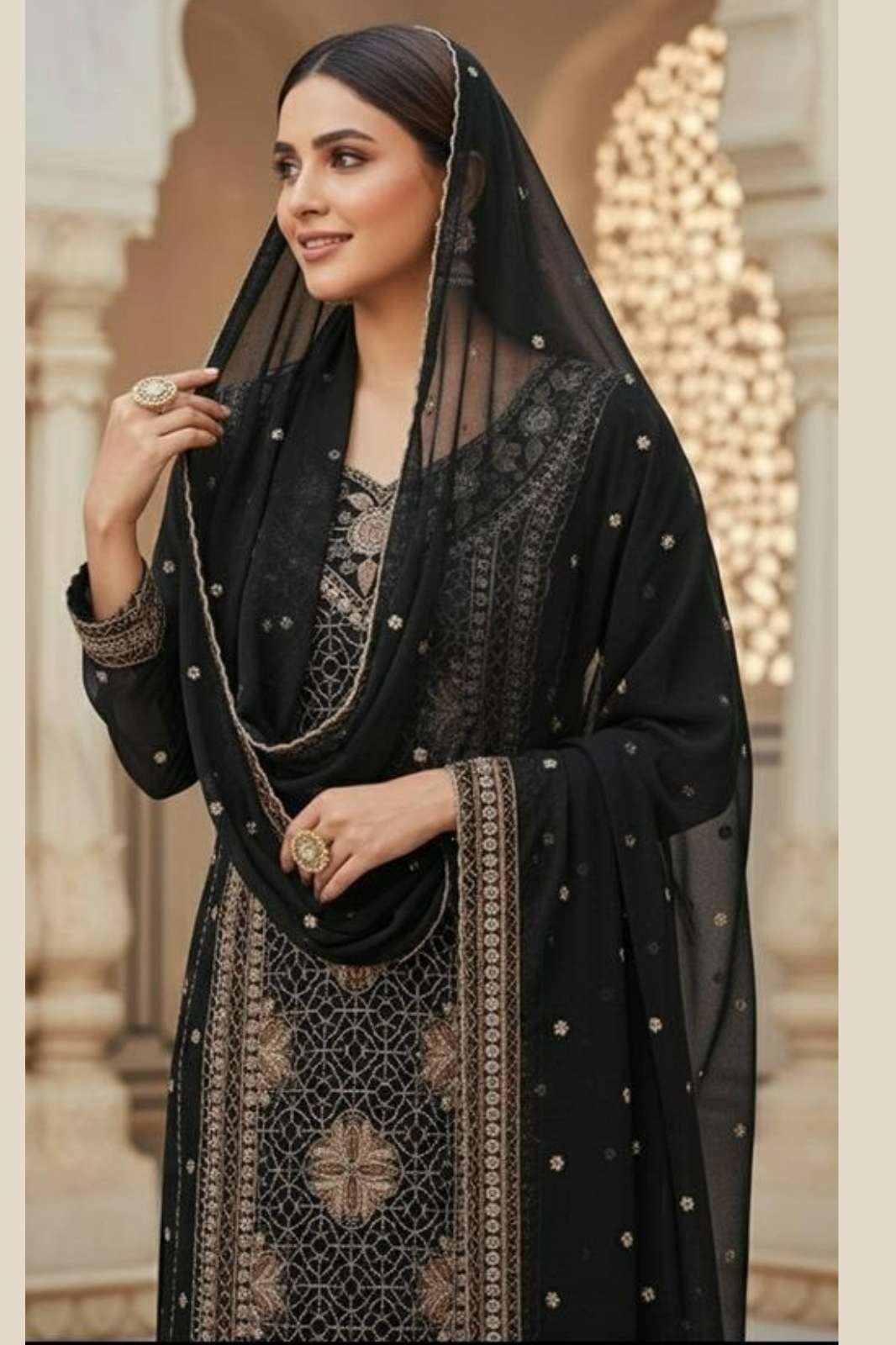 Hoor Tex HF 354 A To D Heavy Georgette Pakistani Salwar Suit