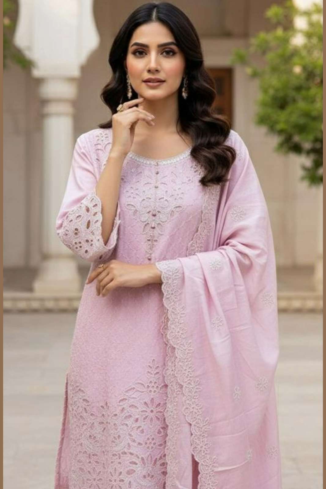 Hoor Tex HF 455 A To D Heavy Chinon Designer Pakistani Salwar Suit