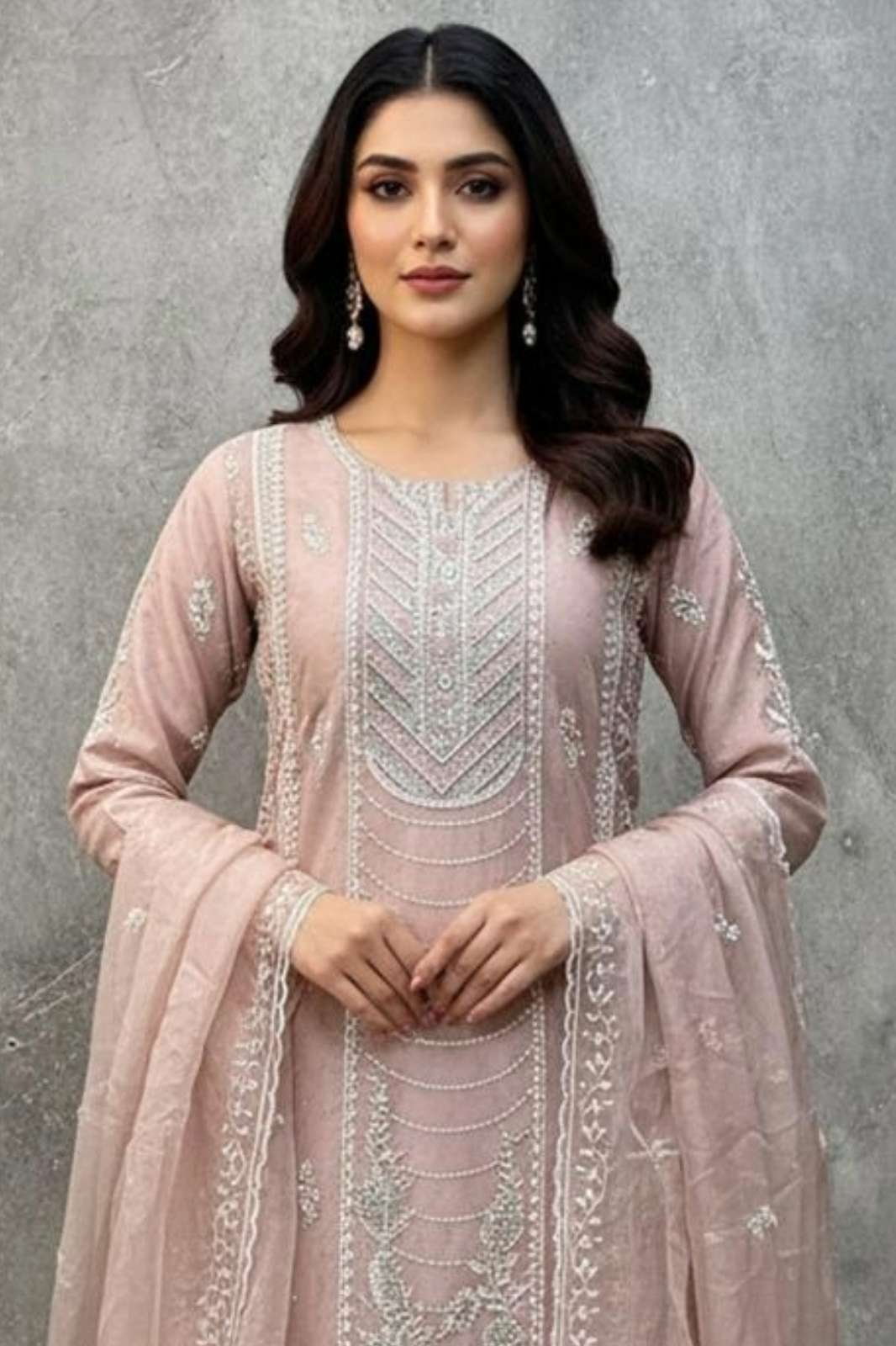 Hoor Tex OR 84 A To D Heavy Organza Pakistani Salwar Suit