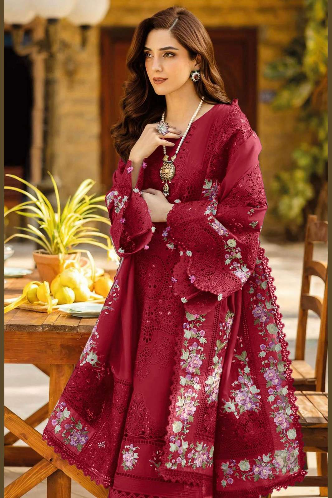 Johra Tex JT 183 Cambric Cotton Designer Pakistani Salwar Suit