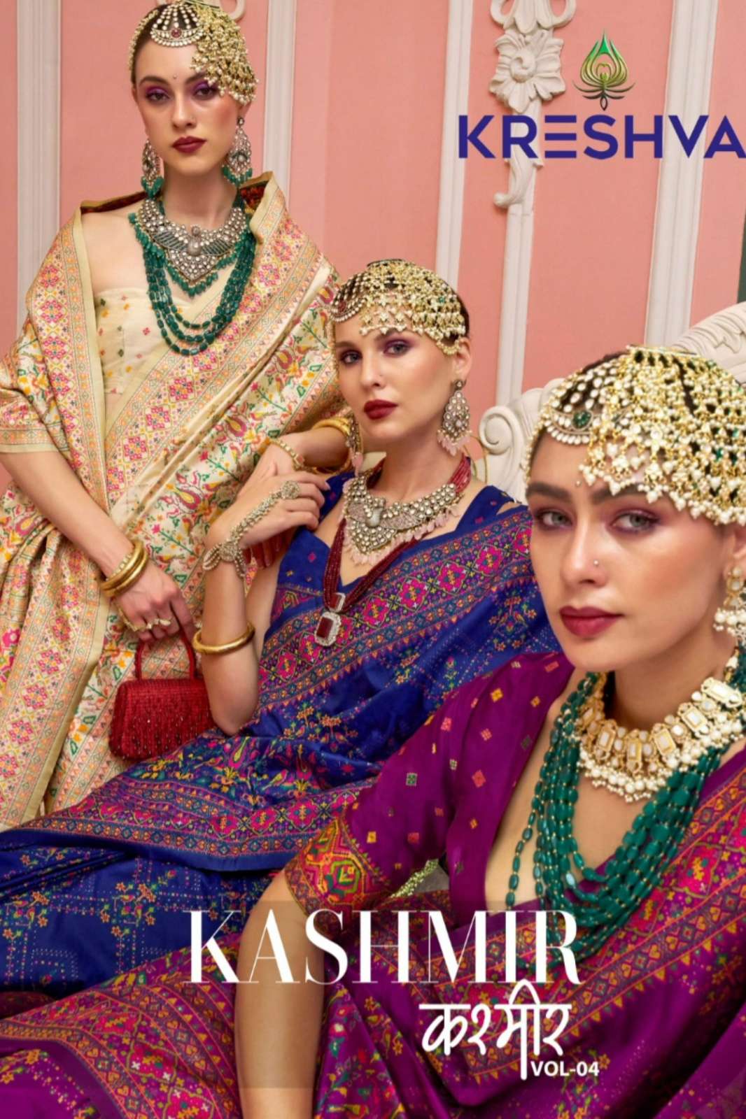 Kreshva Kashmir Vol 4 429 To 436 Banarasi Silk Designer Saree