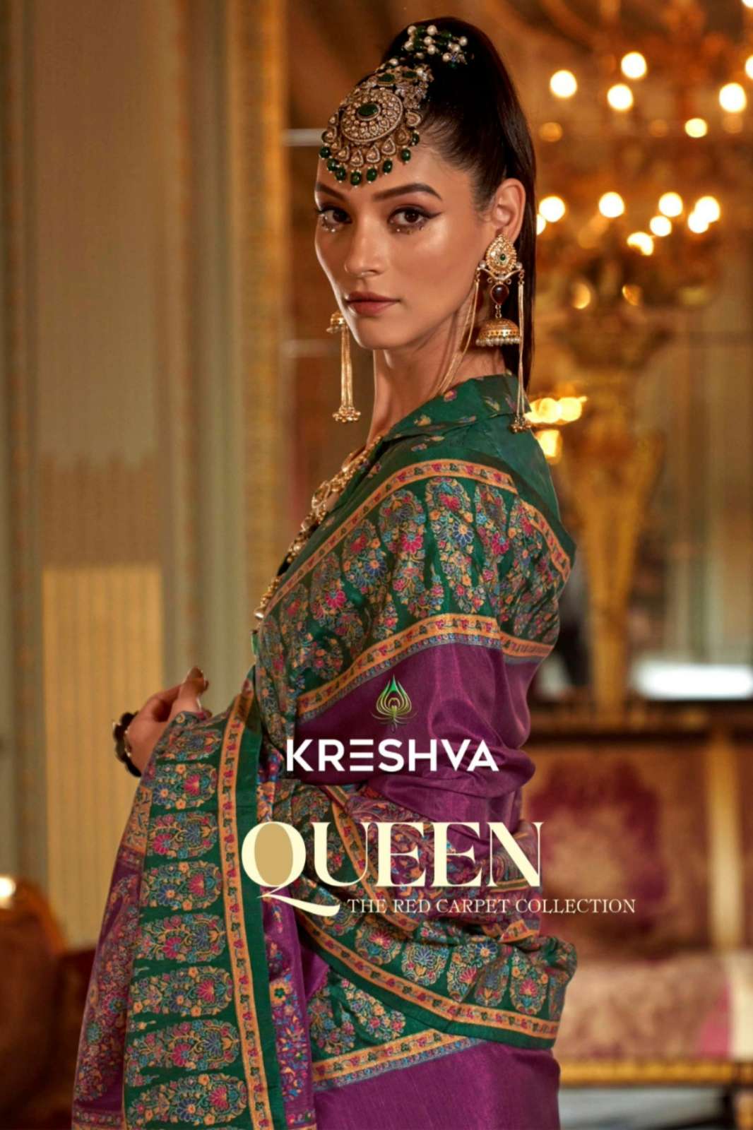 Kreshva Queen 4327 TO 4335 Silk Designer Luxury Printed Saree