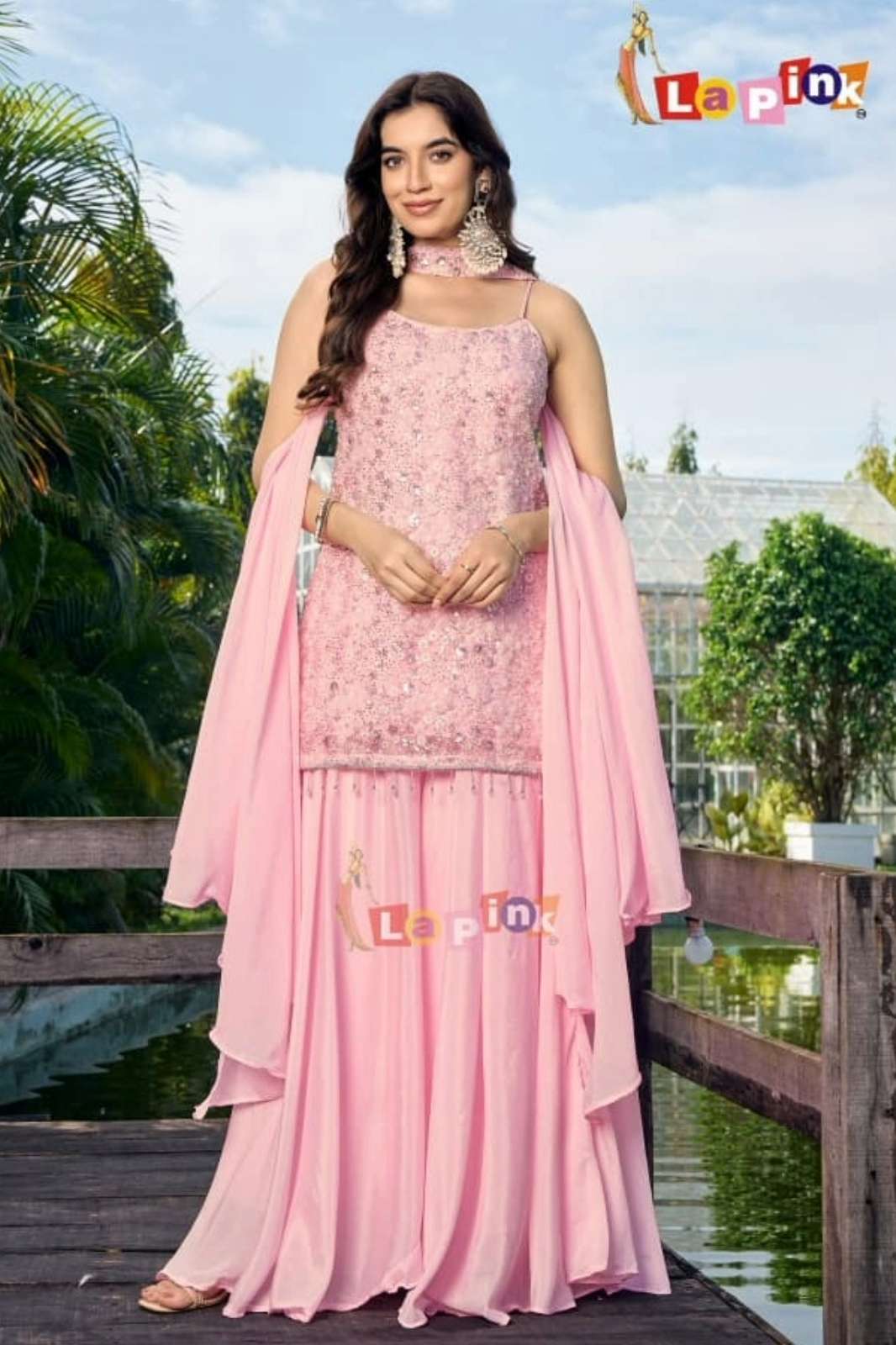 Lapink 18411 Ready to Wear Beautiful Party Wear Viscose Embroidered Suit