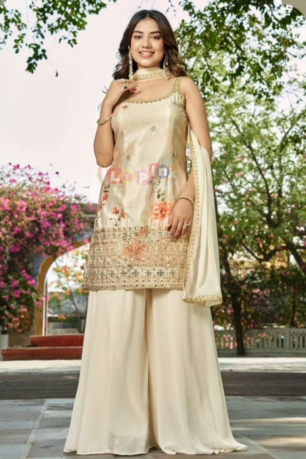 Lapink 18617 Ready to Wear Premium Silk Embroidered Suit 