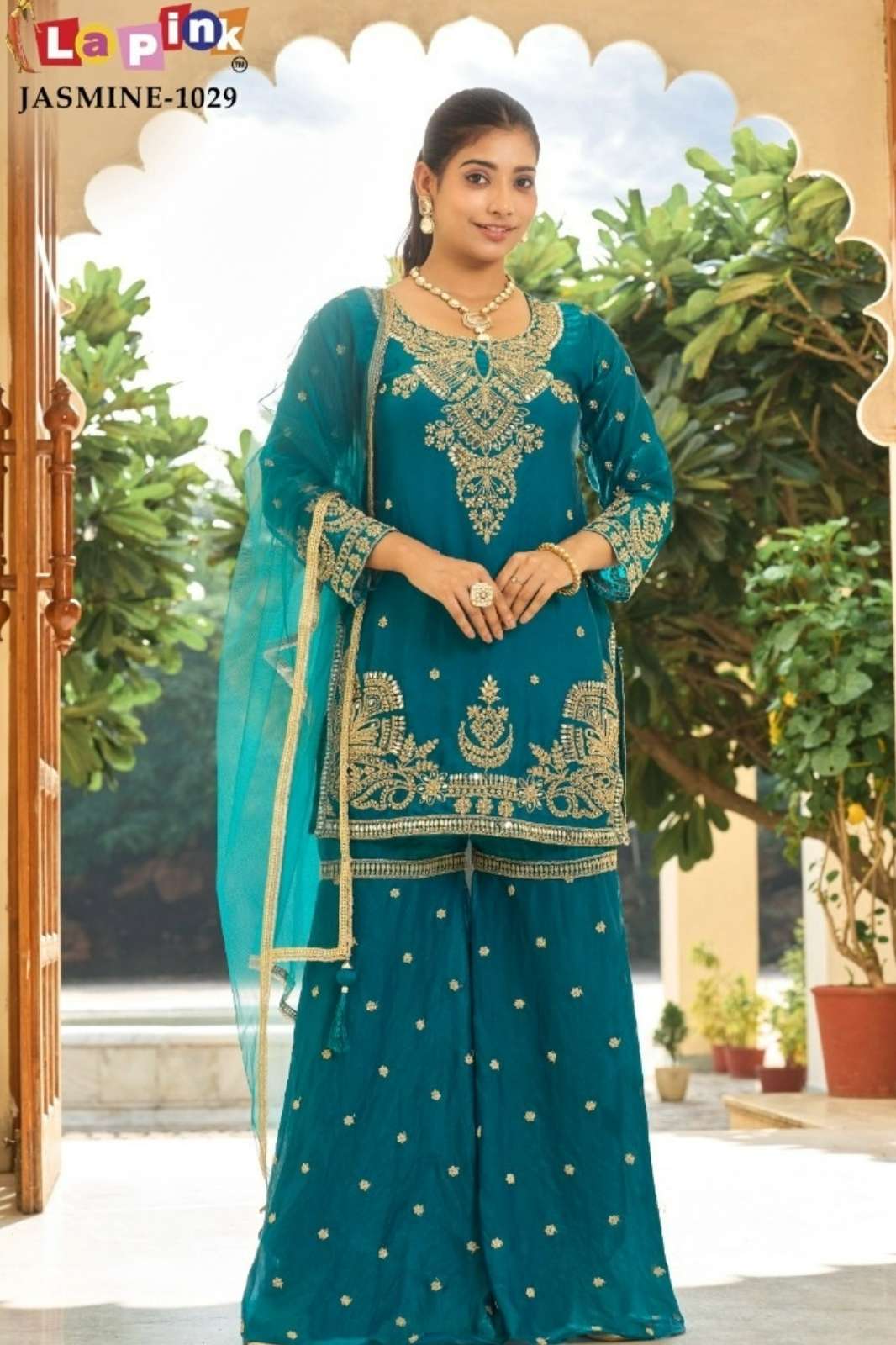 Lapink Jasmine 1029 Ready to Wear Premium Fendi Embroidery Work Suit