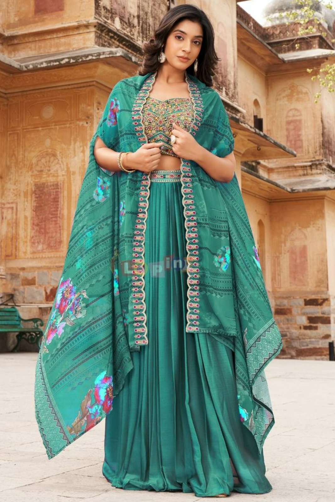 Lapink RANGEELA 2 Ready to Wear Premium Viscose Indo Western Dress