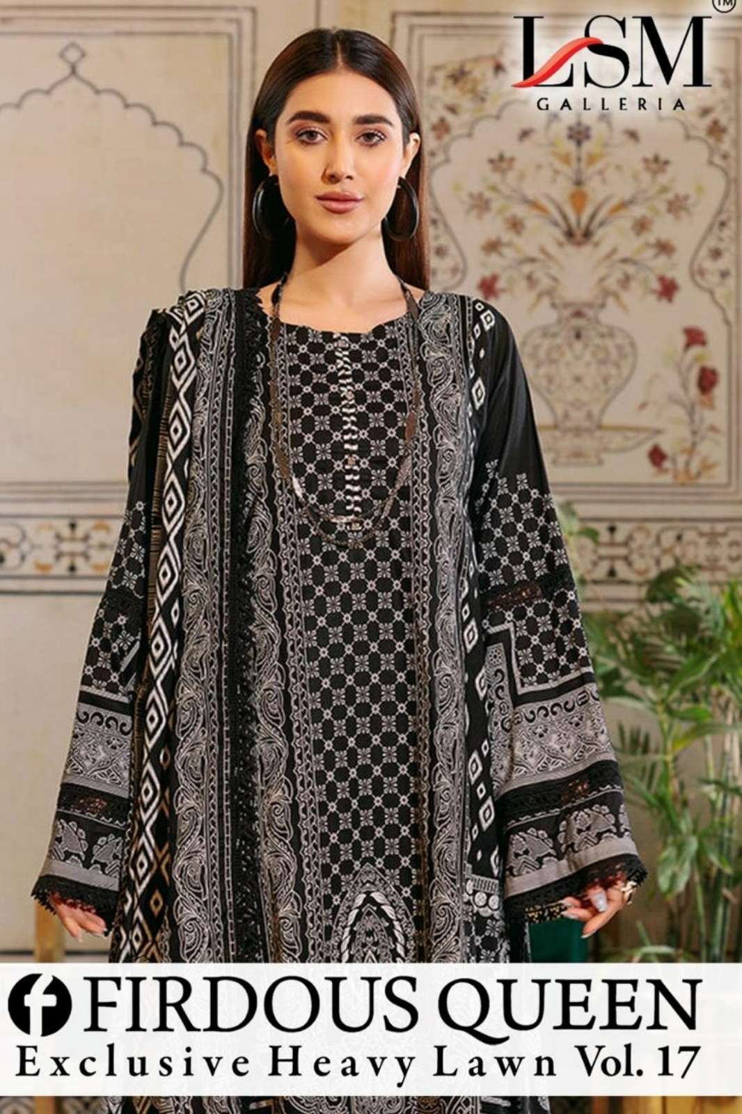 Lsm Firdous Queen Vol 17 Lawn Cotton Printed Pakistani Suit