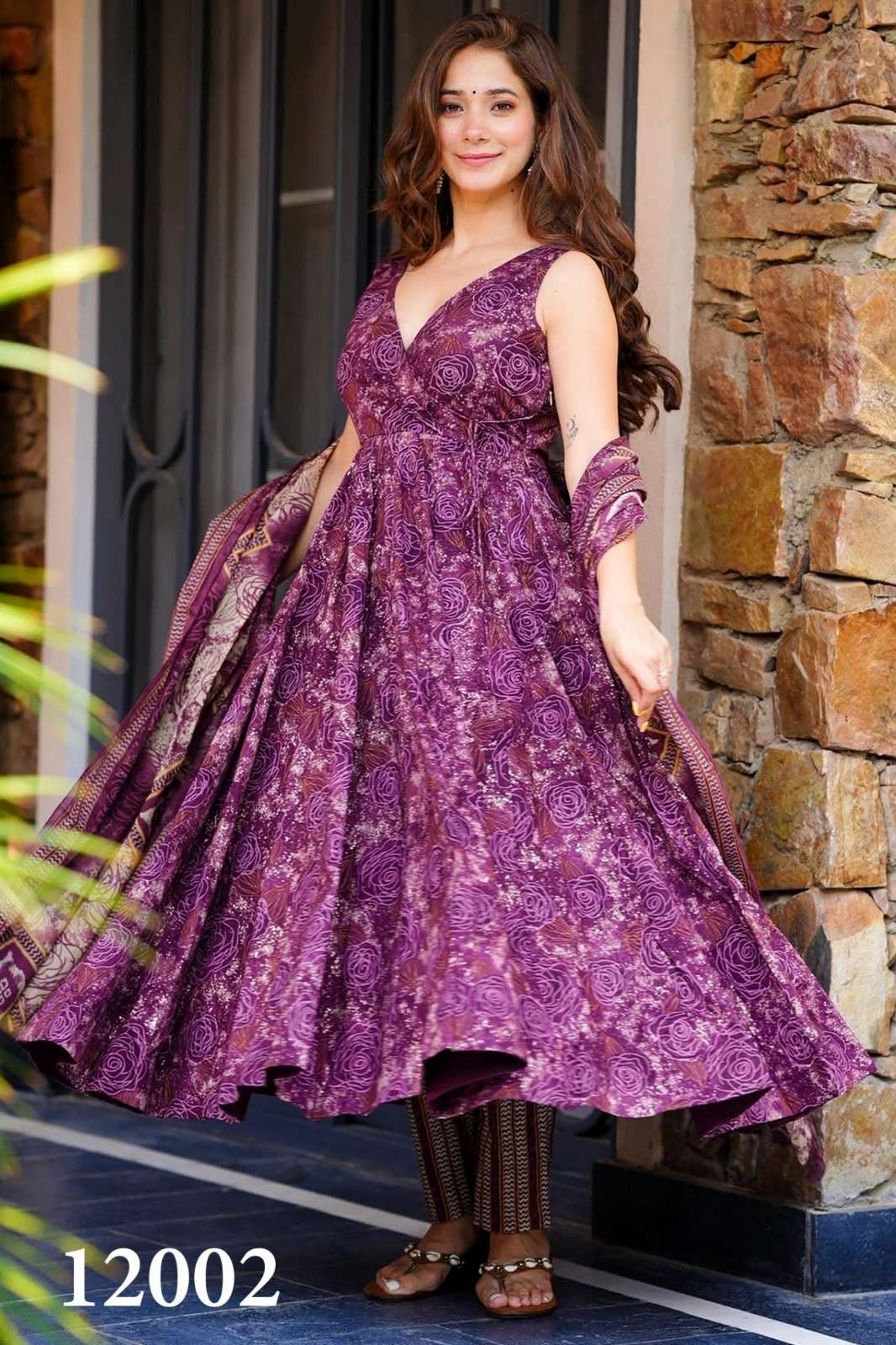 Lucaya Clora vol Maslin 12 Designer 3pcs Beautiful Printed Kurti Set