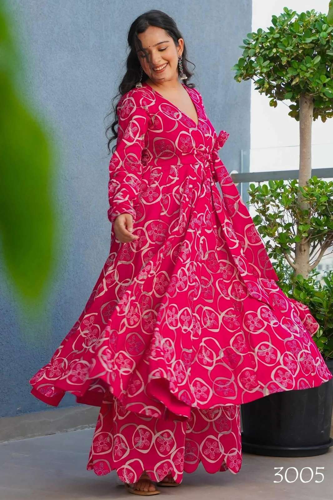 Lucaya Vyoma vol 3 Rayon Designer 2pcs Printed Anghrakha Kurti with Bottom Collection 