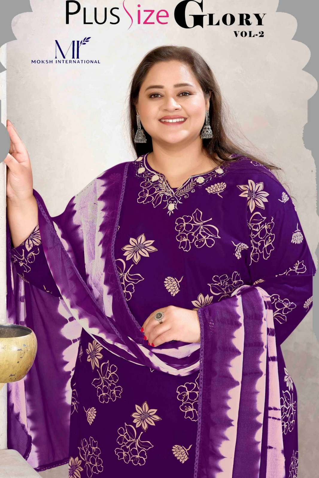 Moksh International Plus Size Glory VOL 2 Premium Rayon Suit