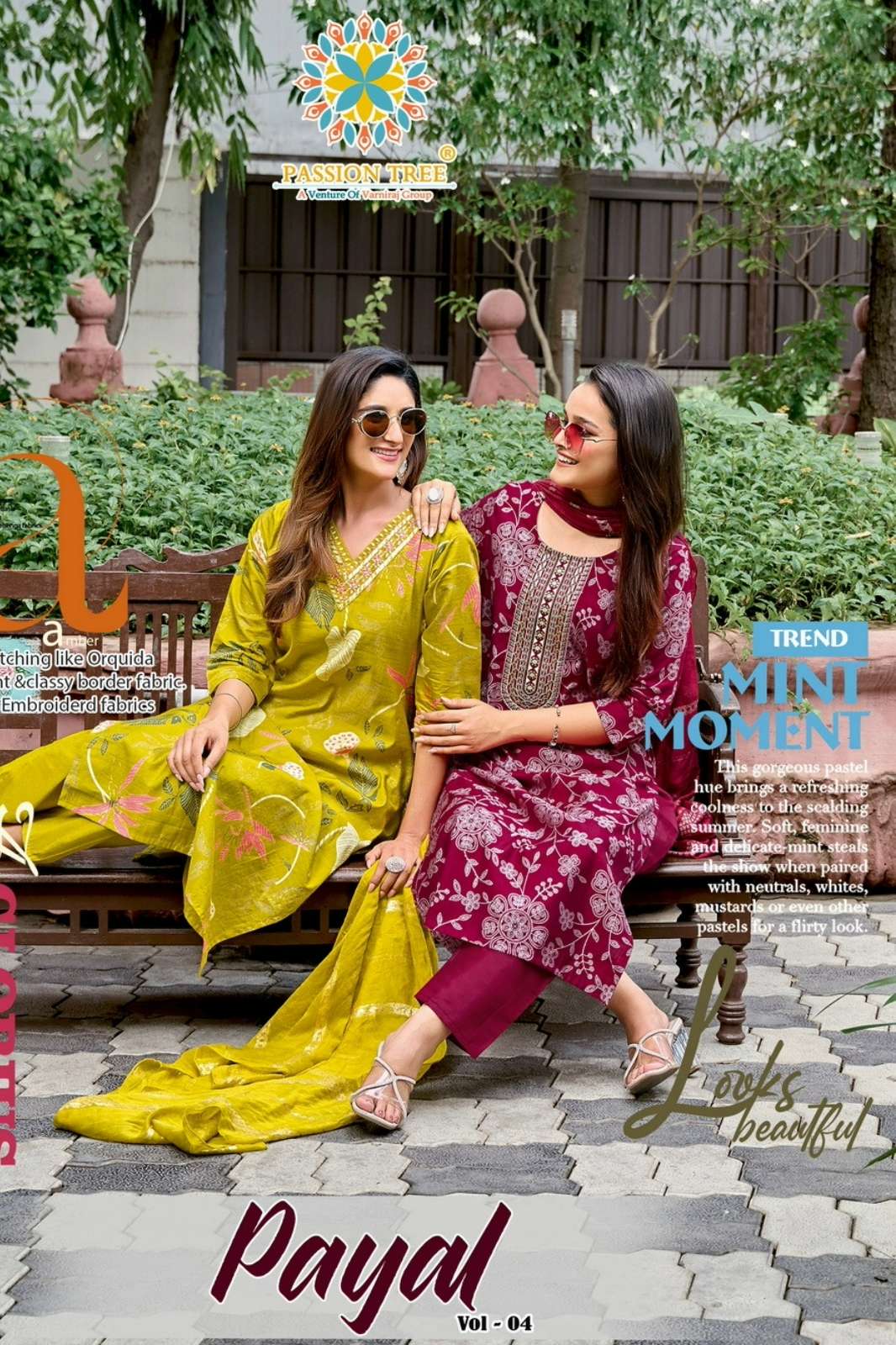 Passion Tree PAYAL VOL 4 Ready to Wear Fancy Embroidery Work Suit