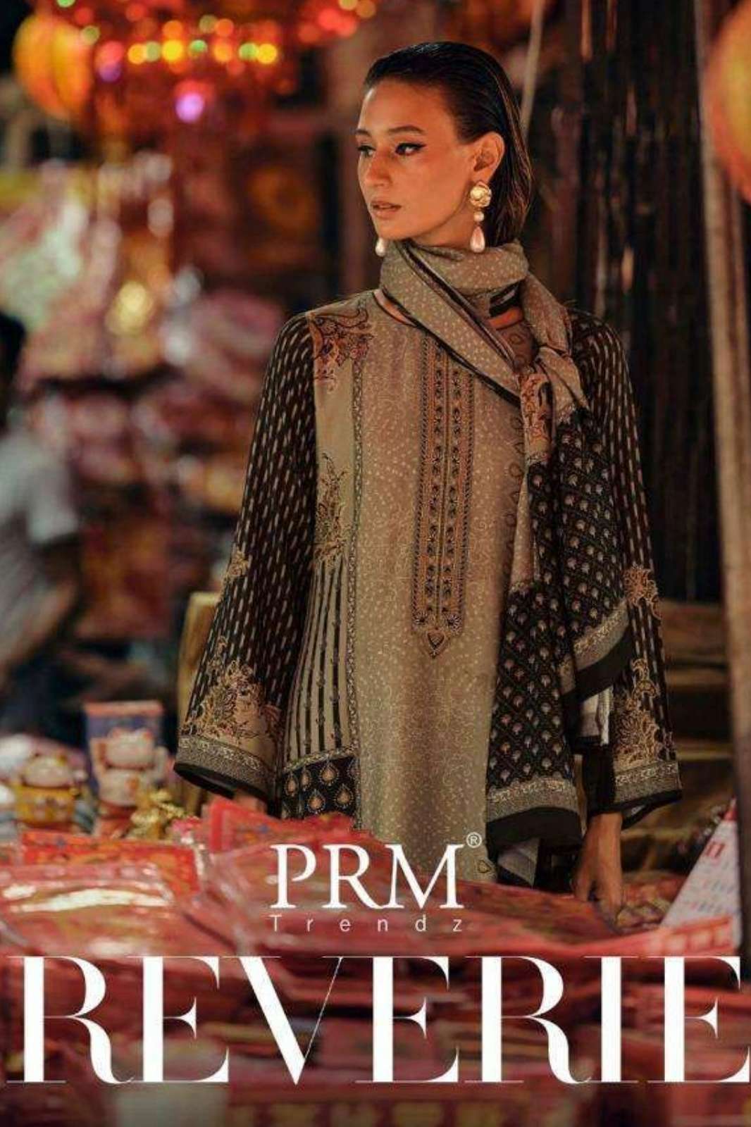 PRM TRENDZ REVERIE Viscos Pashmina Digital Printed Suit 