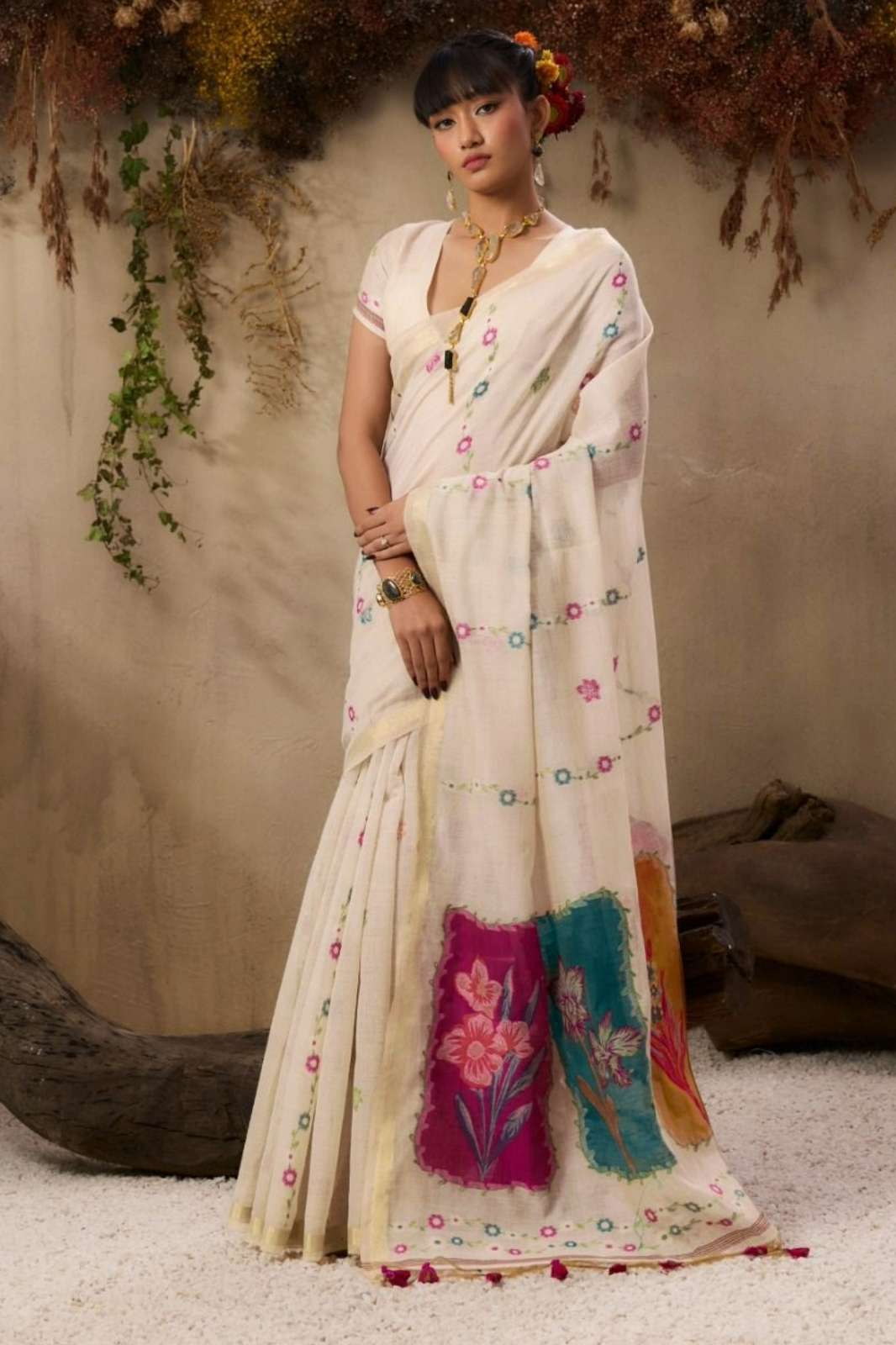 Rajtex Rashmika 001 TO 004 Munga Cotton Designer Saree