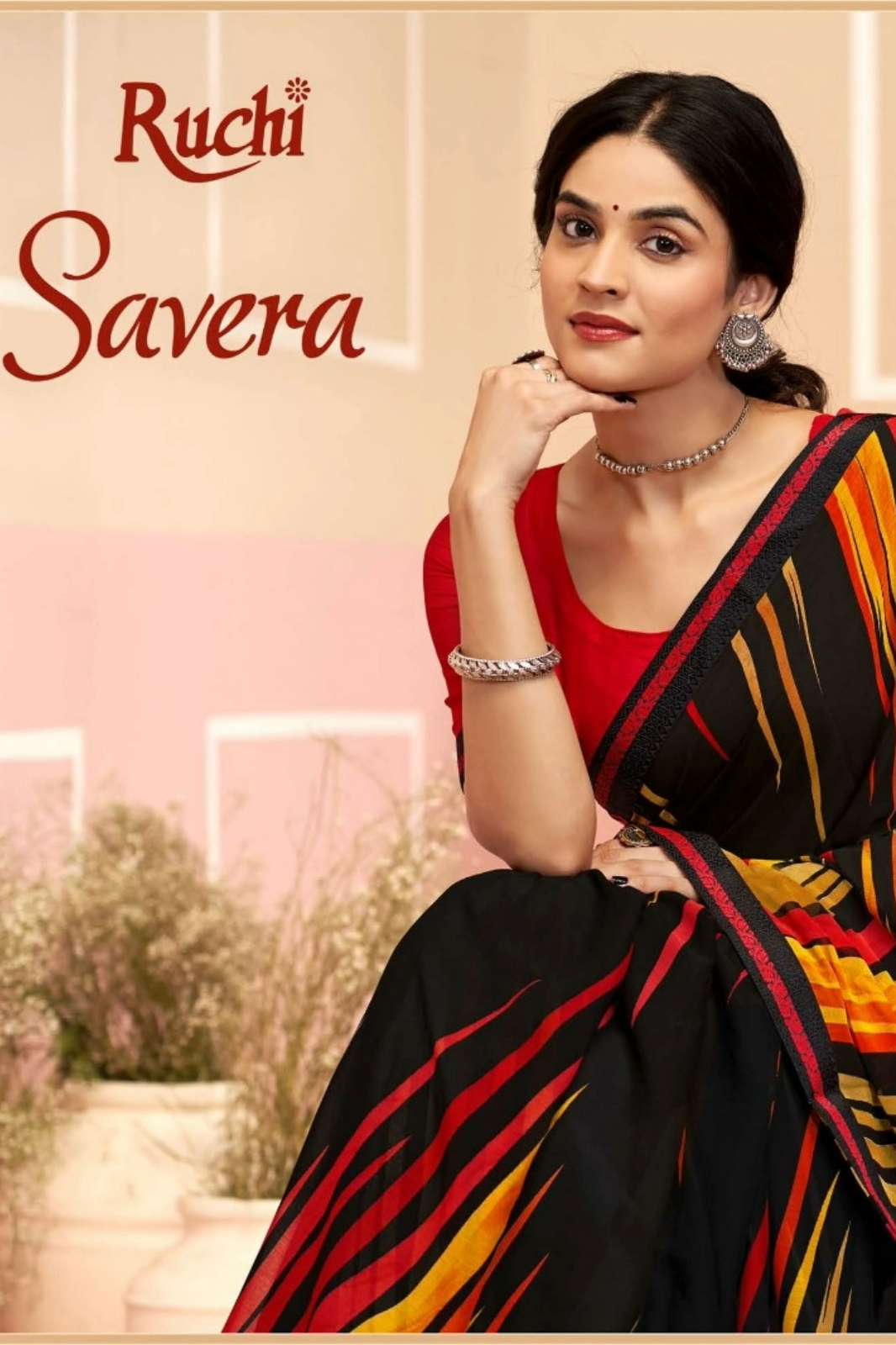 Ruchi Savera VOL 14 42701A TO 42706B Chiffon Saree 