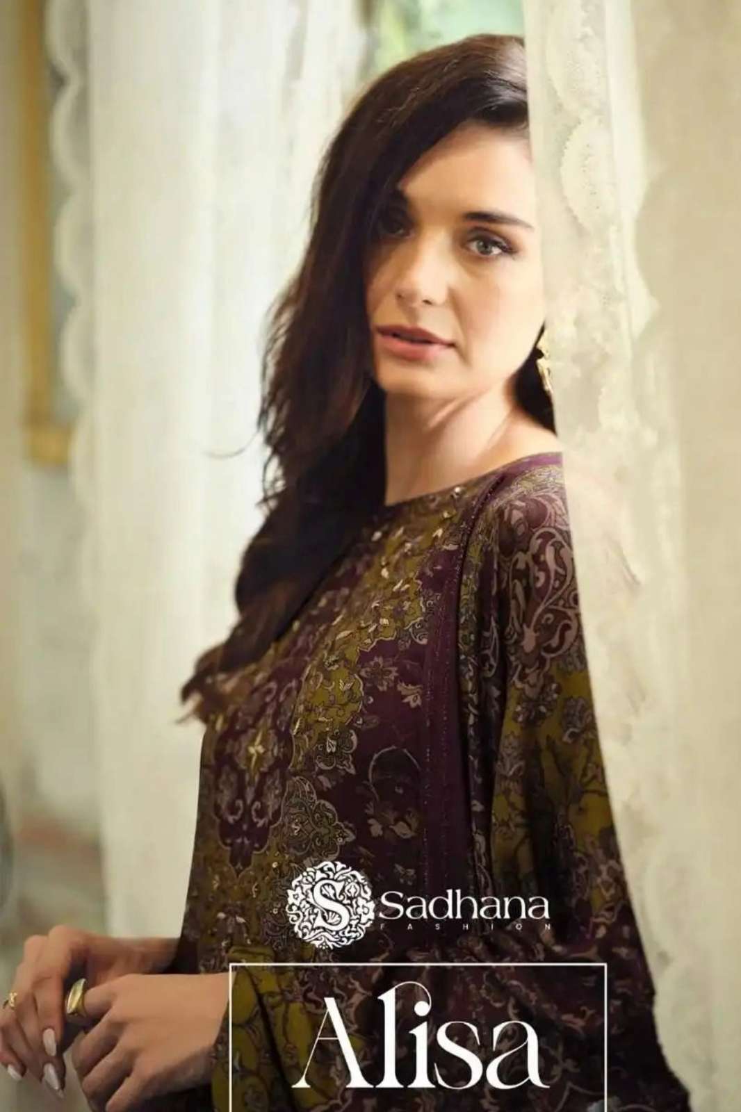 Sadhana Fashion ALISA Pure Viscos Pashmina Digital Printed Pakistan Suit with Khatli Work