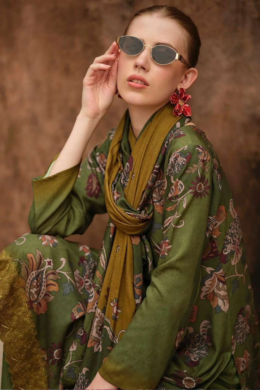 Sadhana Fashion Trend Beyond Pure Viscos Pashmina Digital Printed Suit 