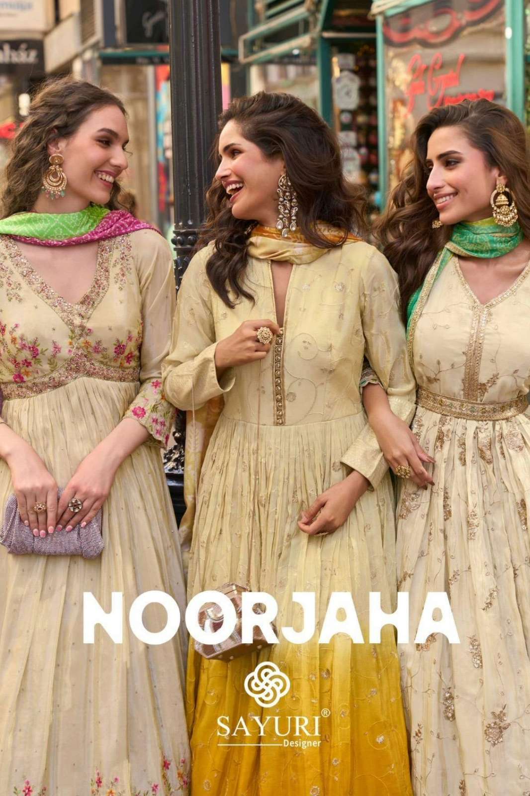 SAYURI NOORJAHA READY TO WEAR PREMIUM REAL SIMAR SILK EMBROIDERED SUIT