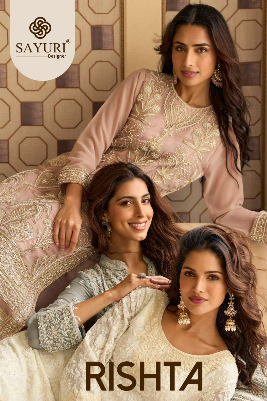 SAYURI RISHTA READY TO WEAR REAL GEORGETTE EMBROIDERED SUIT