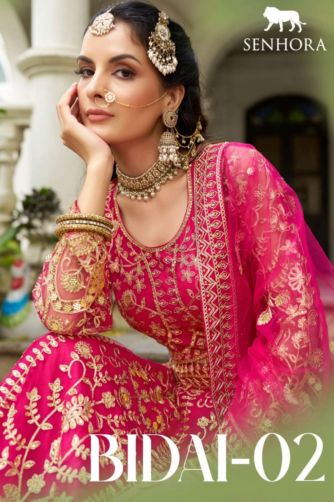 Senhora BIDAI 2 Pure Butterfly Net Wedding Wear Lehenga Choli