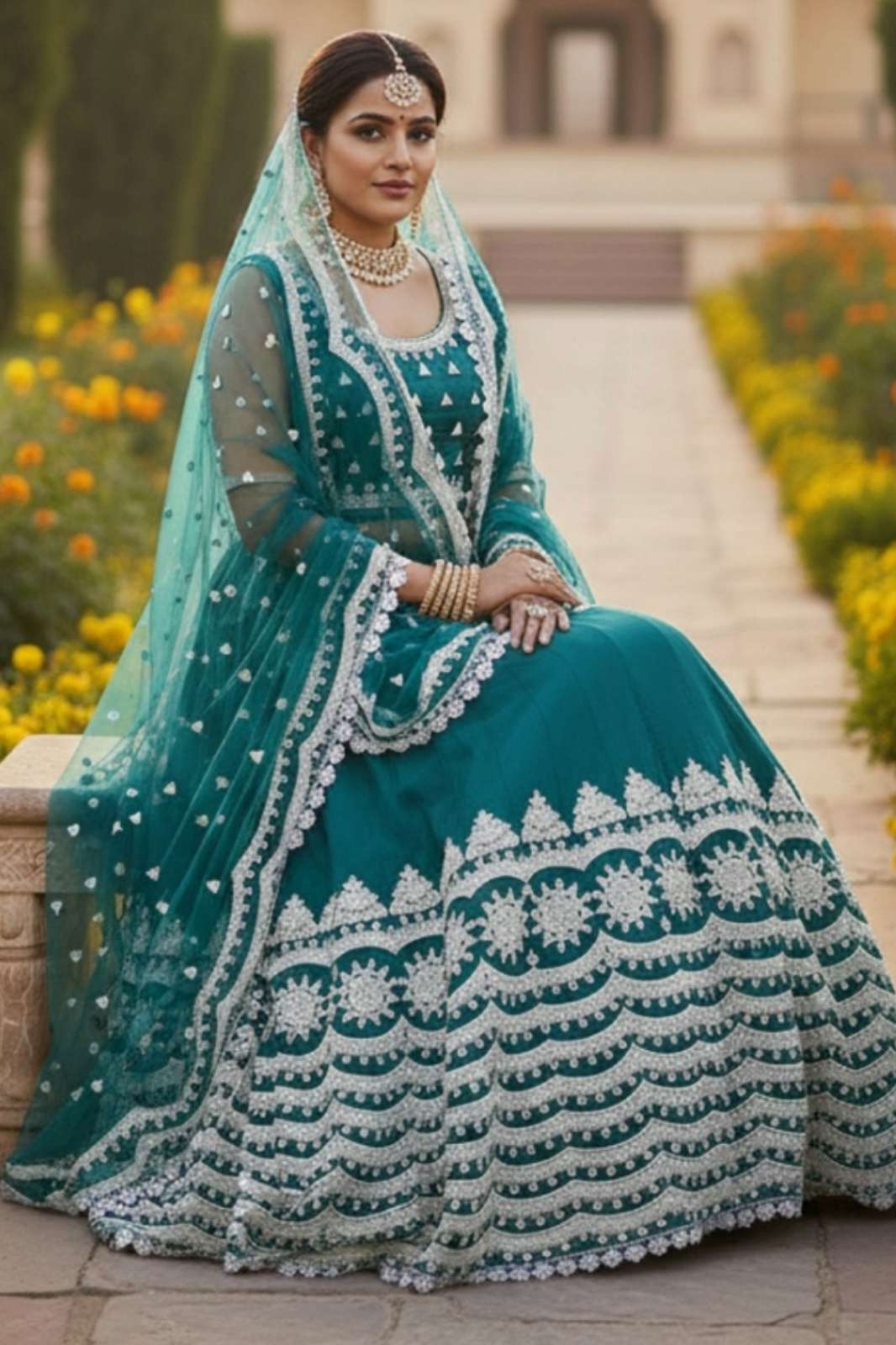 Senhora PAHELI Designer Pure Butterfly Net Lehenga Choli