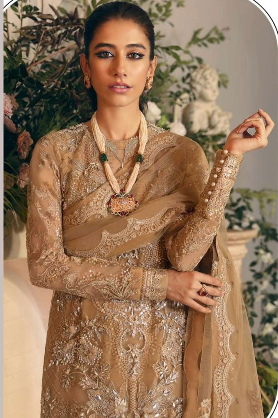 SHANAYA S 139 FOX GEROGEETE DESIGNER PAKISTANI SUIT