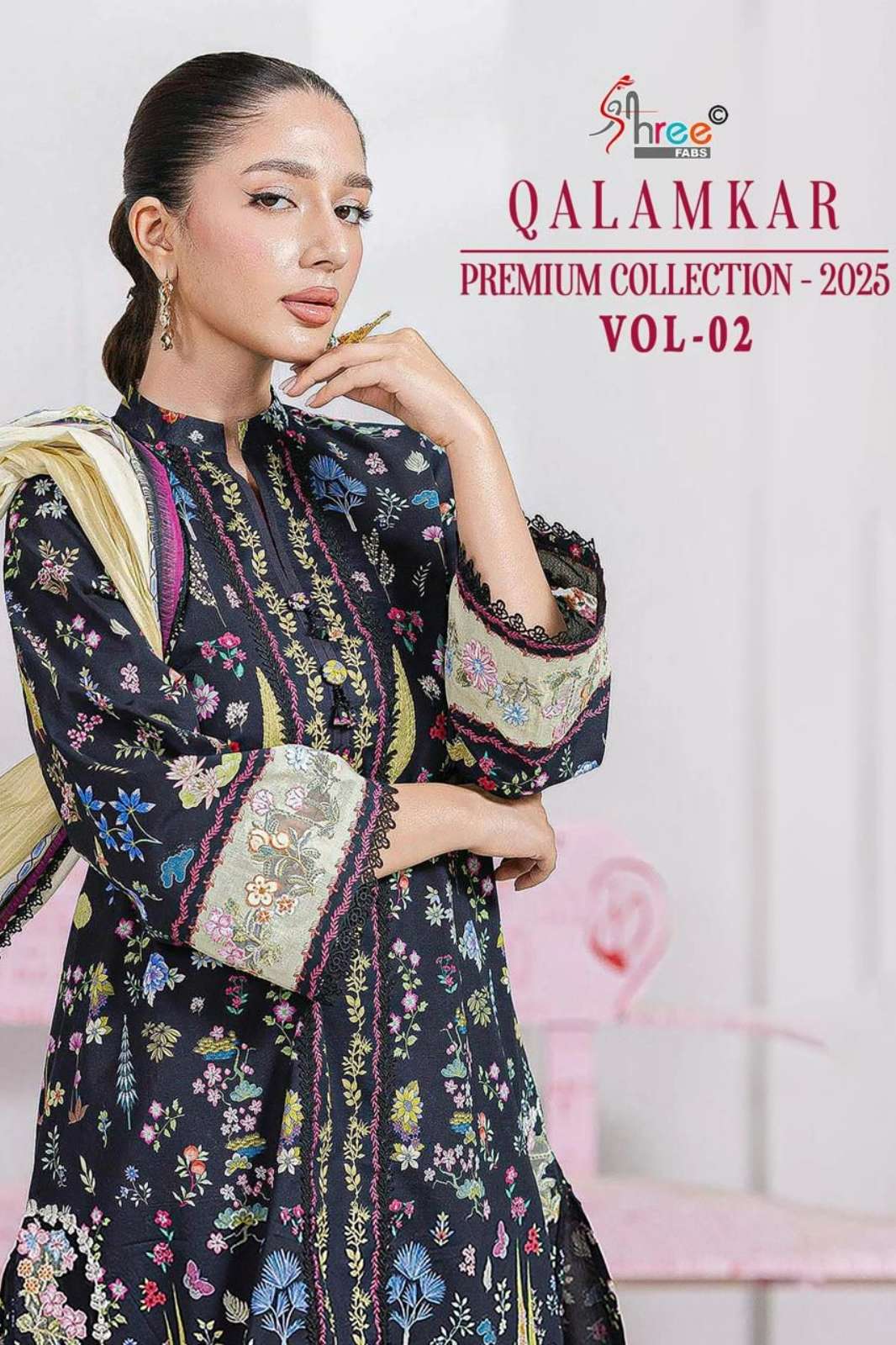 Shree Fab 2025 VOL 2 Beautiful Pure Cotton Pakistani Suit with Embroidery Work