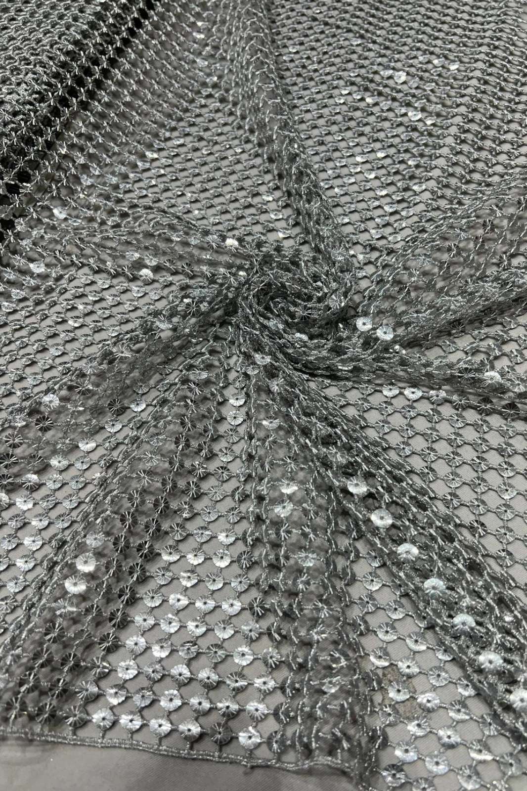 Shri Balaji Emporium 1106 Fancy Zero Sequence Tilla Zari Cutwork Designer Fabric