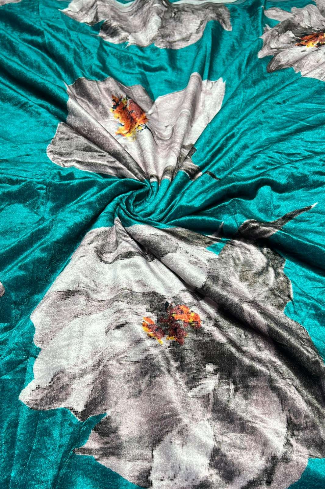 Shri Balaji Emporium 1131 Micro Velvet Digital Printed Designer Fabric