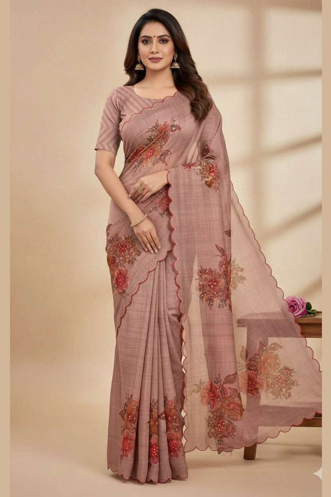 Shri Balaji Emporium 3764 to 3763 Pure Soft Tabby Organza Saree