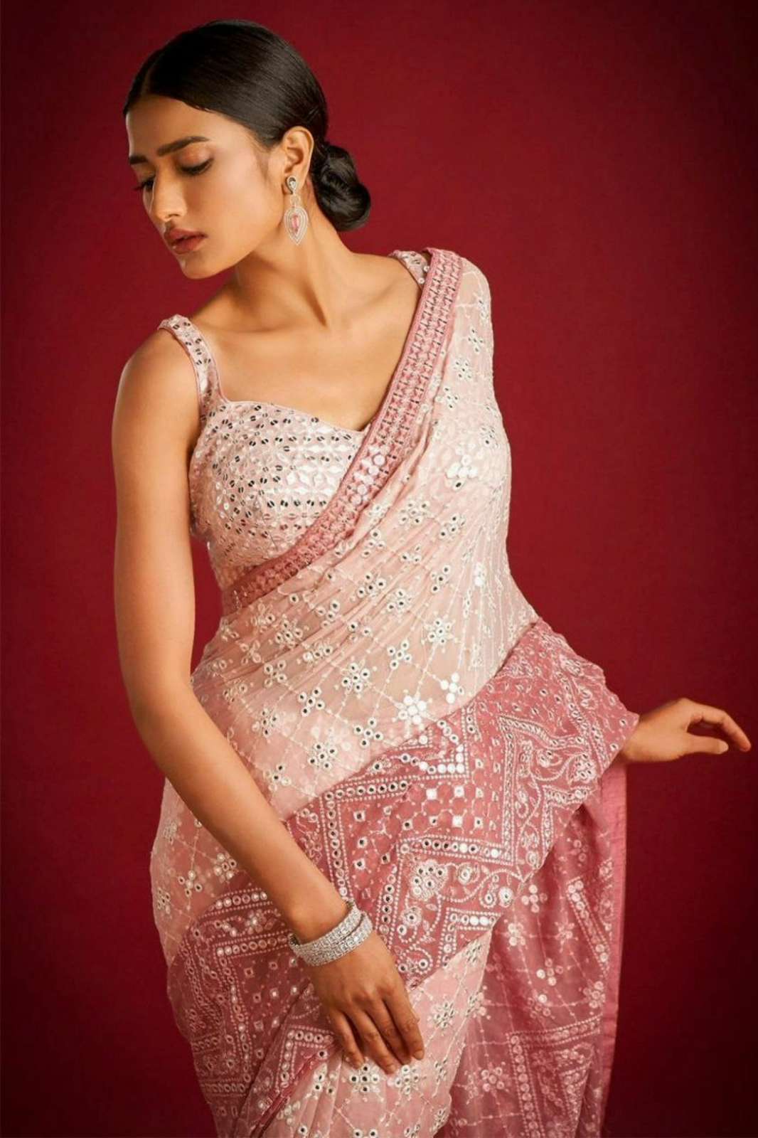 Shri Balaji Emporium 3781 Padding Fox Georgette Party Wear Saree