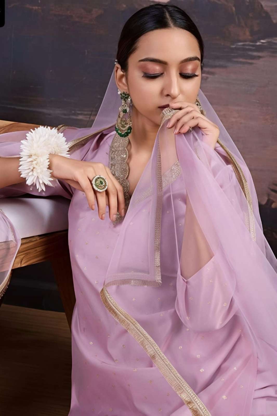 Shri Balaji Emporium BC 5003 Chanderi Silk Straight Suit