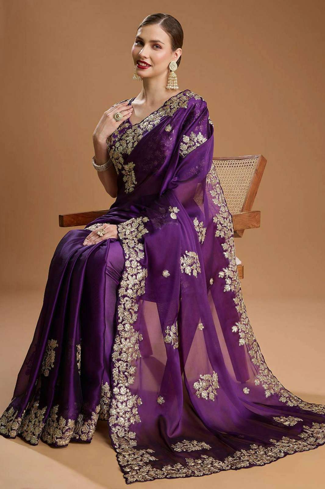 Shri Balaji Emporium BT 1301 Beautiful Rangoli Silk Embroidered Saree