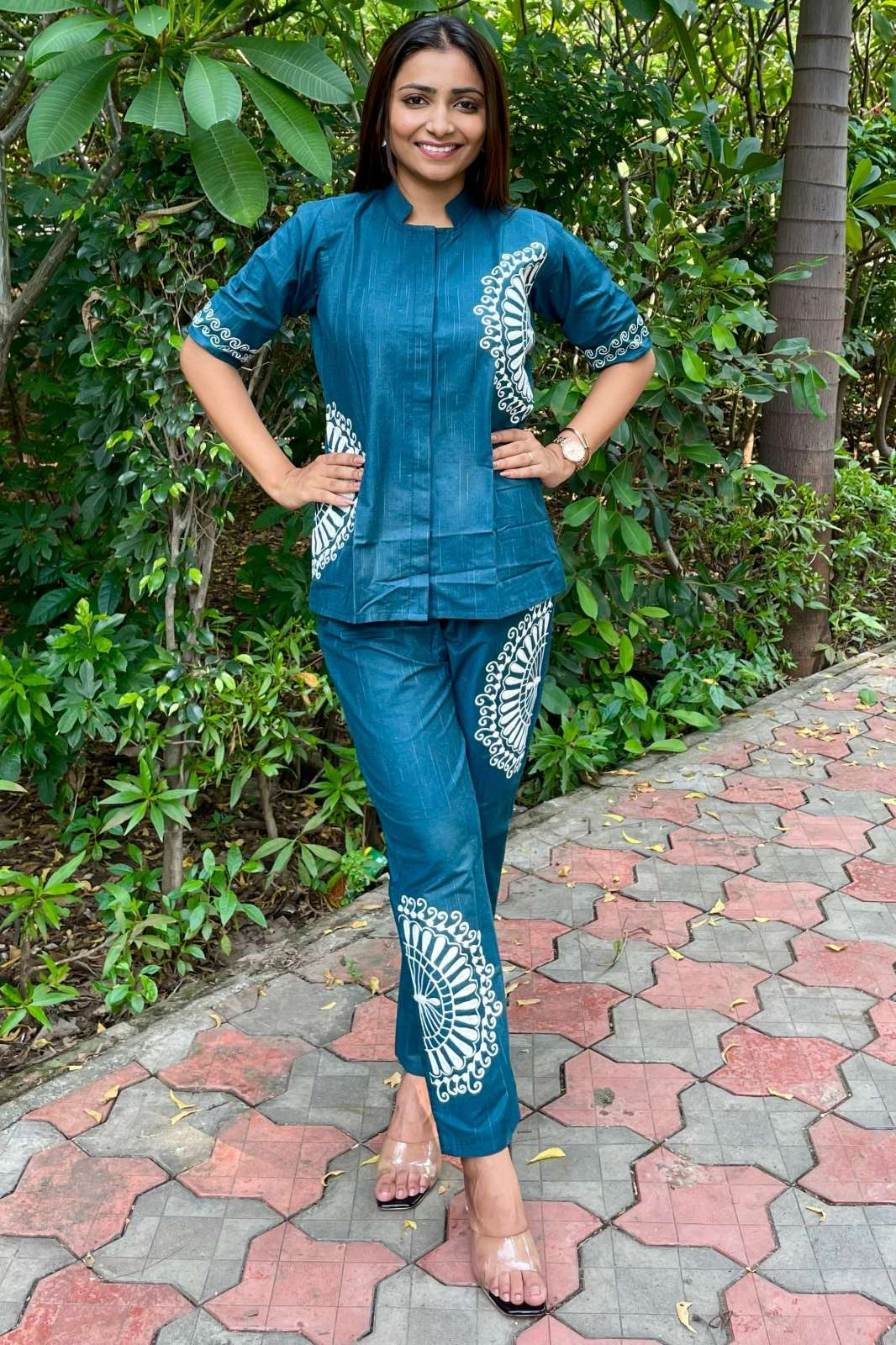 Shri Balaji Emporium Cotton Designer Western Co Ord Set