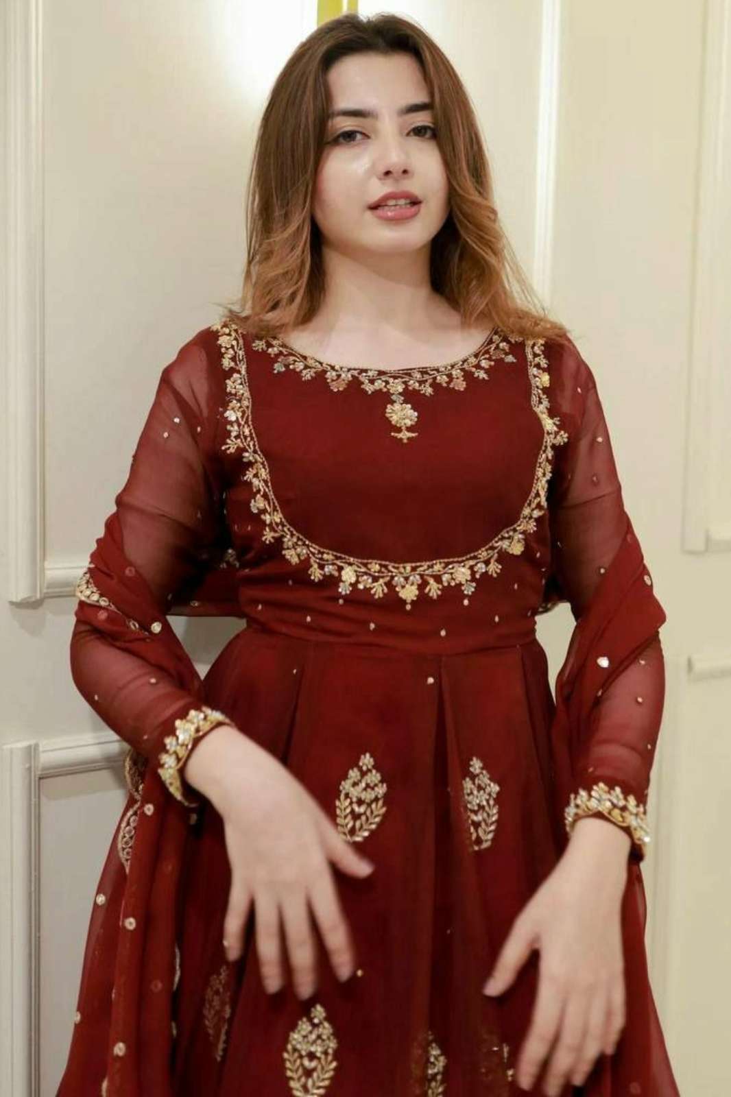 Shri Balaji Emporium DV 24953 Georgette Designer Anarkali Gown