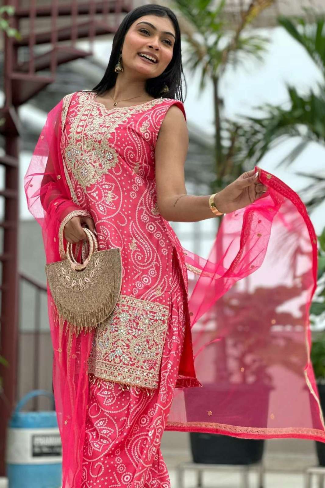 Shri Balaji Emporium DV 25027 Pure Chinon Silk Salwar Suit