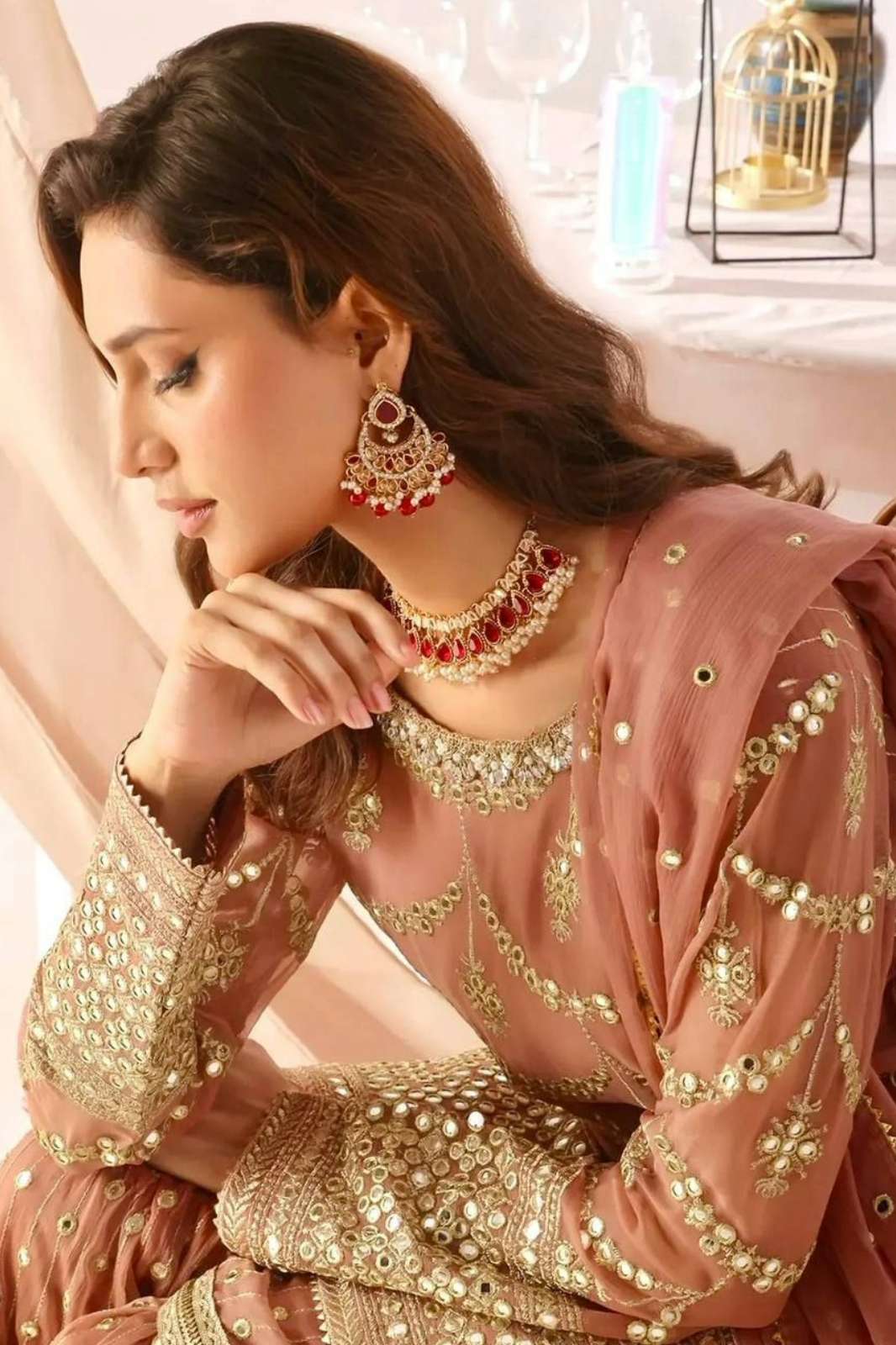 Shri Balaji Emporium DV 25073 Heavy Faux Georgette Salwar Suit