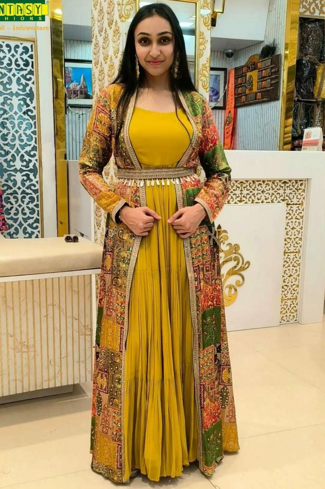 Shri Balaji Emporium DV 25120 Heavy French Crepe Designer Suit