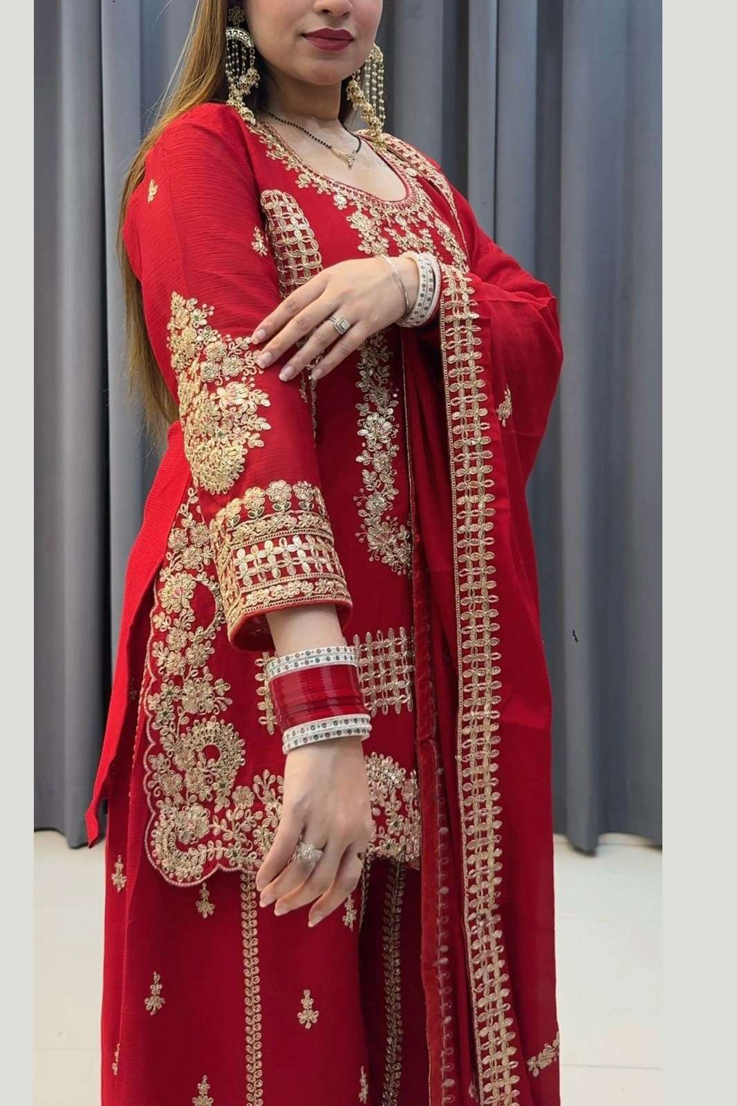 Shri Balaji Emporium Heavy Blooming Faux Georgette Suit
