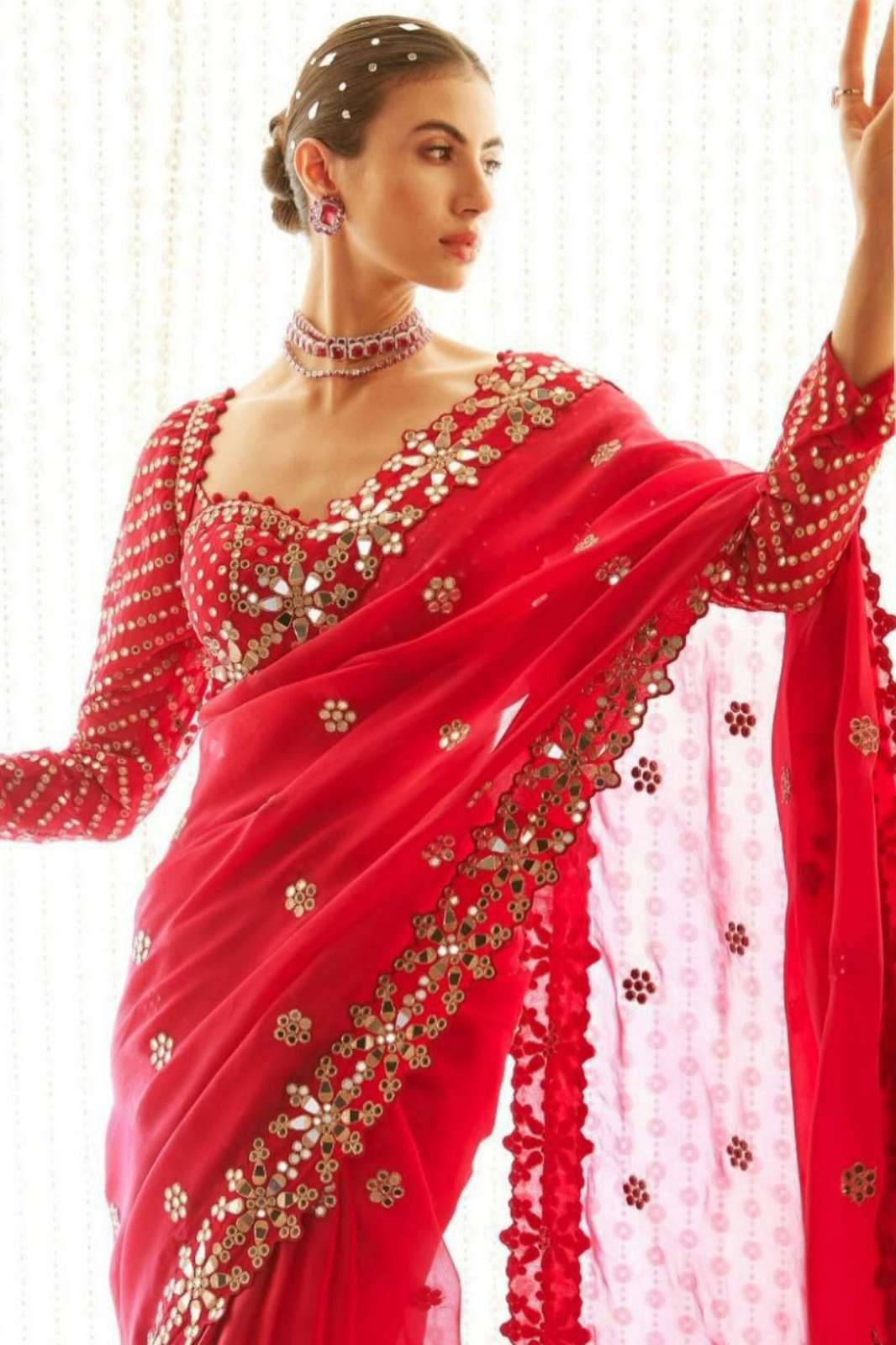 SHRI BALAJI EMPORIUM KK MEGHANA 2 HEAVY SOFT GEORGETTE SAREE