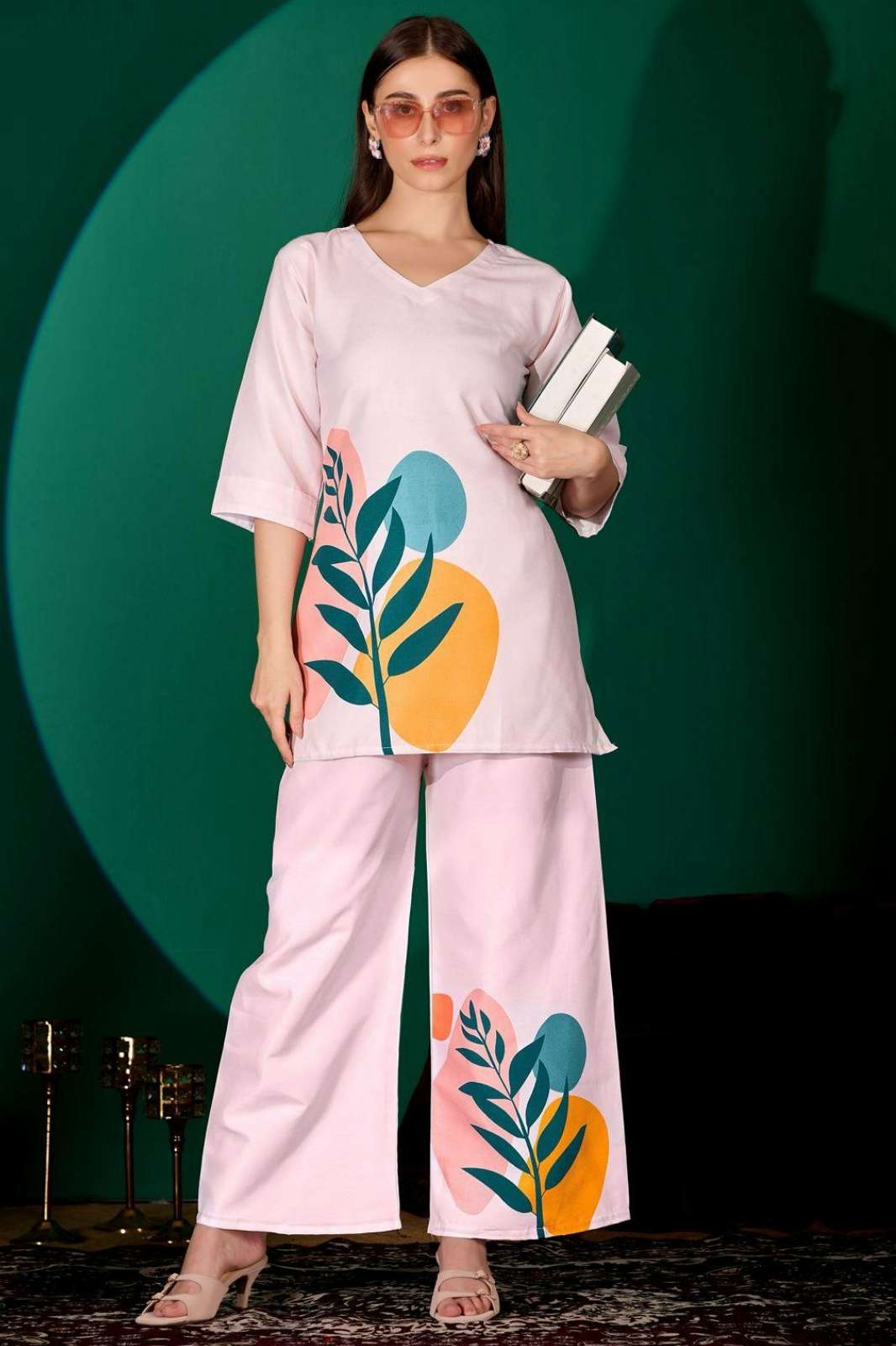 Shri Balaji Emporium Rayon Designer Printed Co Ord Set