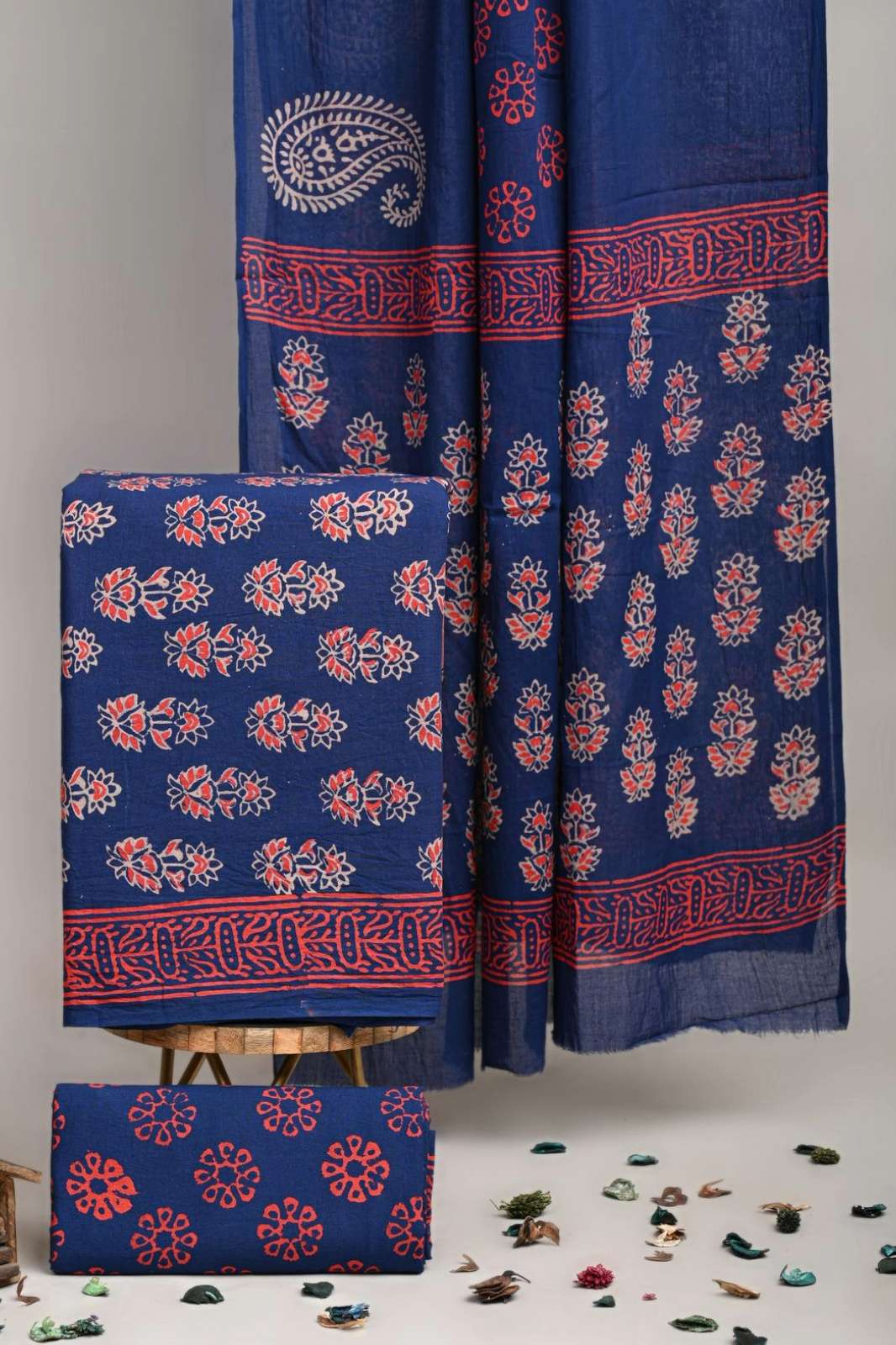 Shri Balaji Emporium RF 18016 Pure Cotton Hand Block Printed Suit 