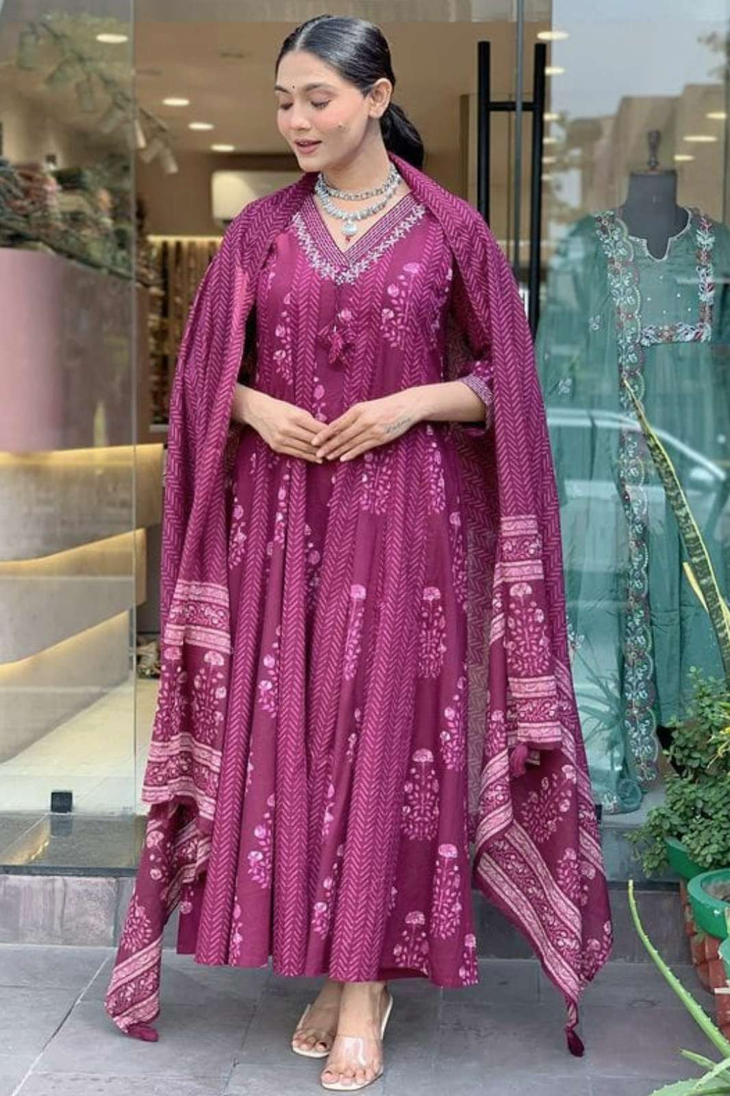 Shri Balaji Emporium RF18193 Ready to Wear Sequence & Embroidery Work Suits 