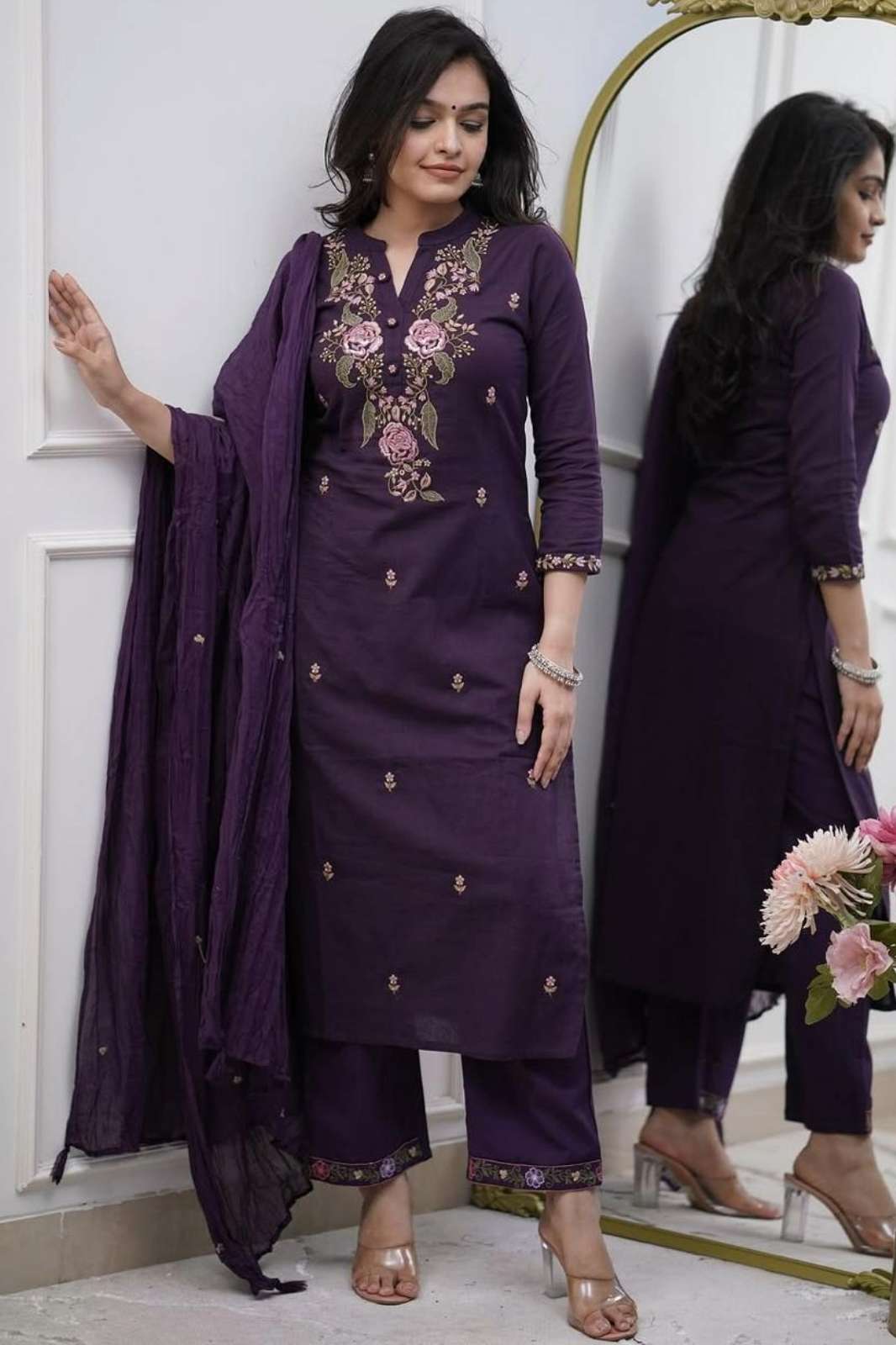 Shri Balaji Emporium RF18193 Ready to Wear Sequence & Embroidery Work Suits 