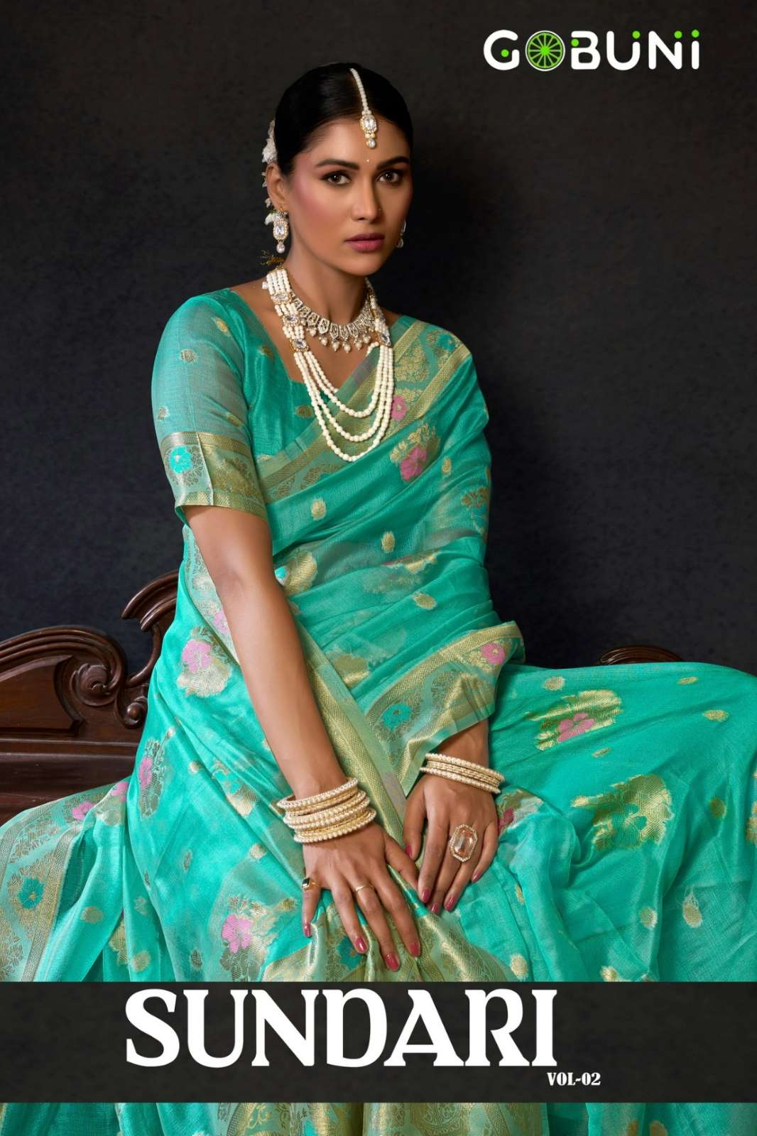 Shri Balaji Emporium SUNDARI VOL 02 1905 To 1908 Traditional Organza Khadi Saree