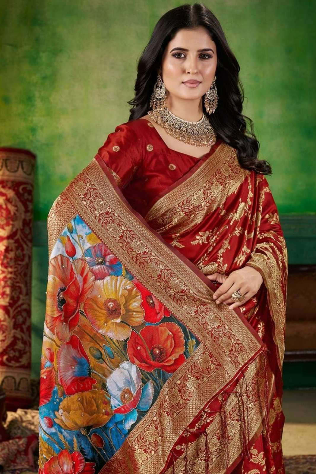 Shri Balaji Emporium vk4400 Original Pure Soft Jacquard Saree