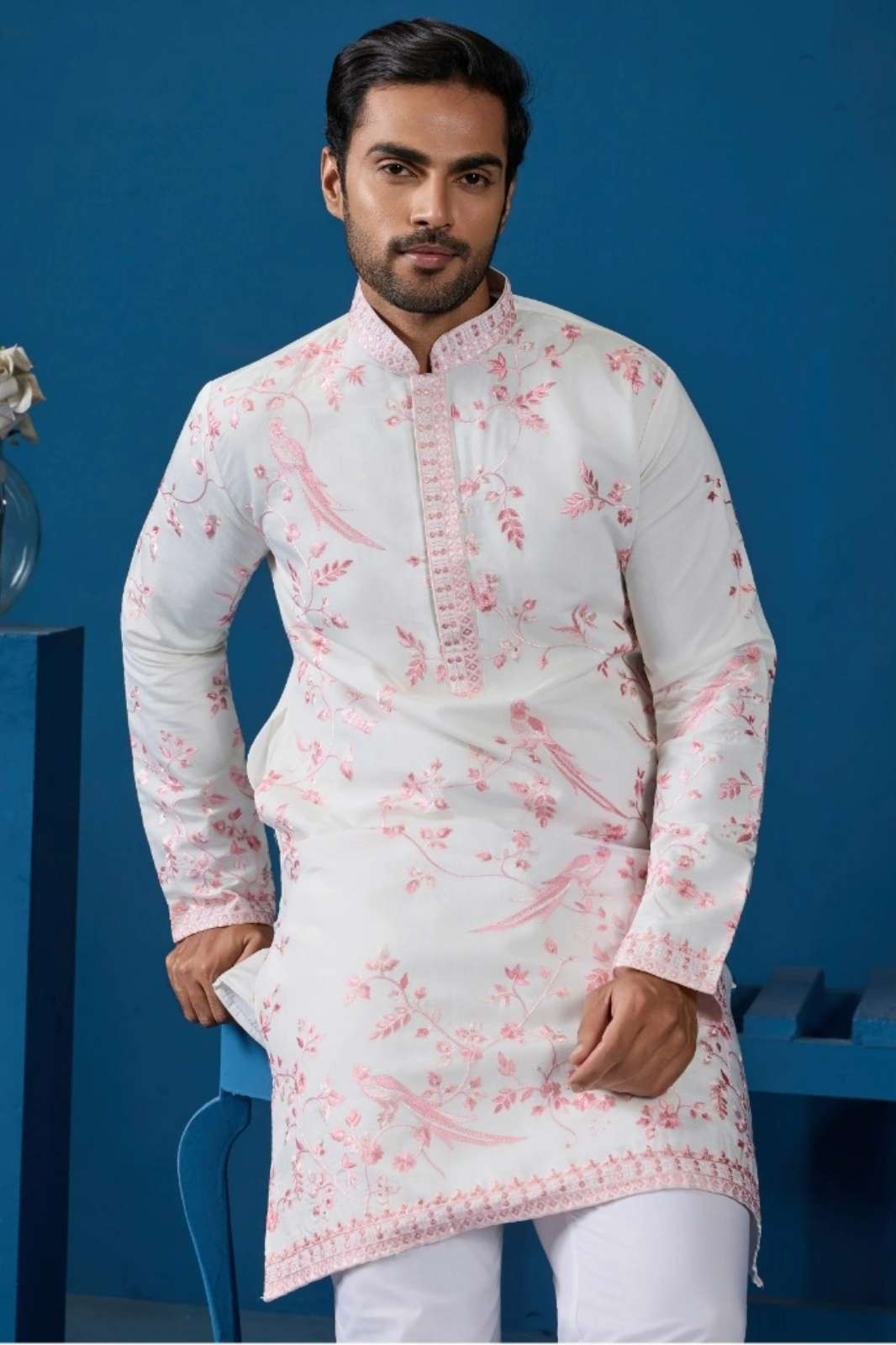 Shubhvastra CULTURE COUTURE Viscose Silk Mens Wear Kurta Collection