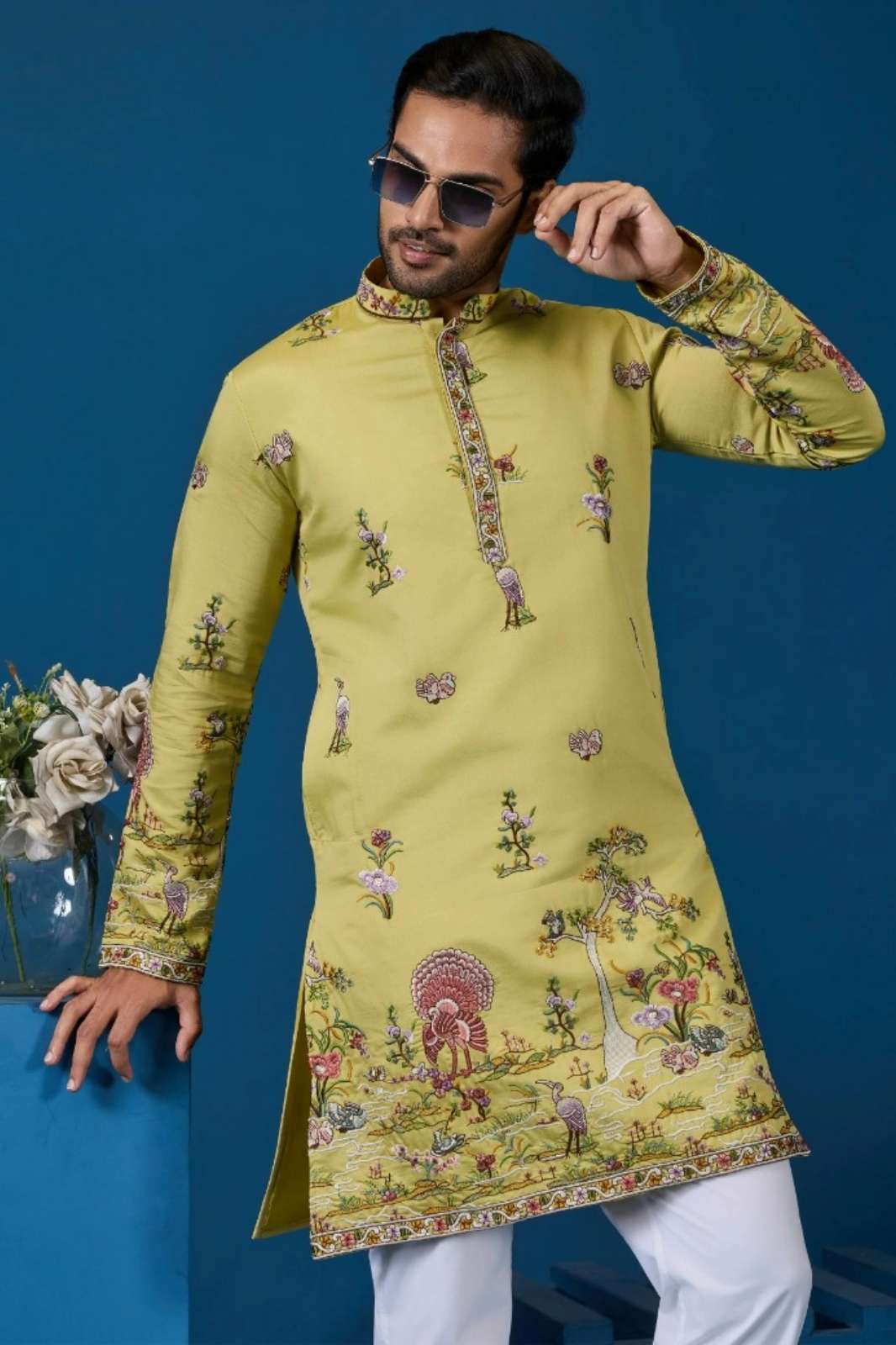 Shubhvastra VANTARA VOGUE 61531 TO 61536 Mens Wear Kurta with Bottom Collection